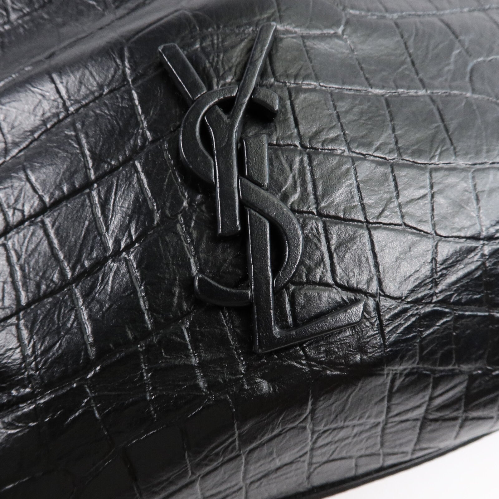 SAINT LAURENT 牛皮皮革Niki Medium Shopper Tote鏈帶肩背袋
