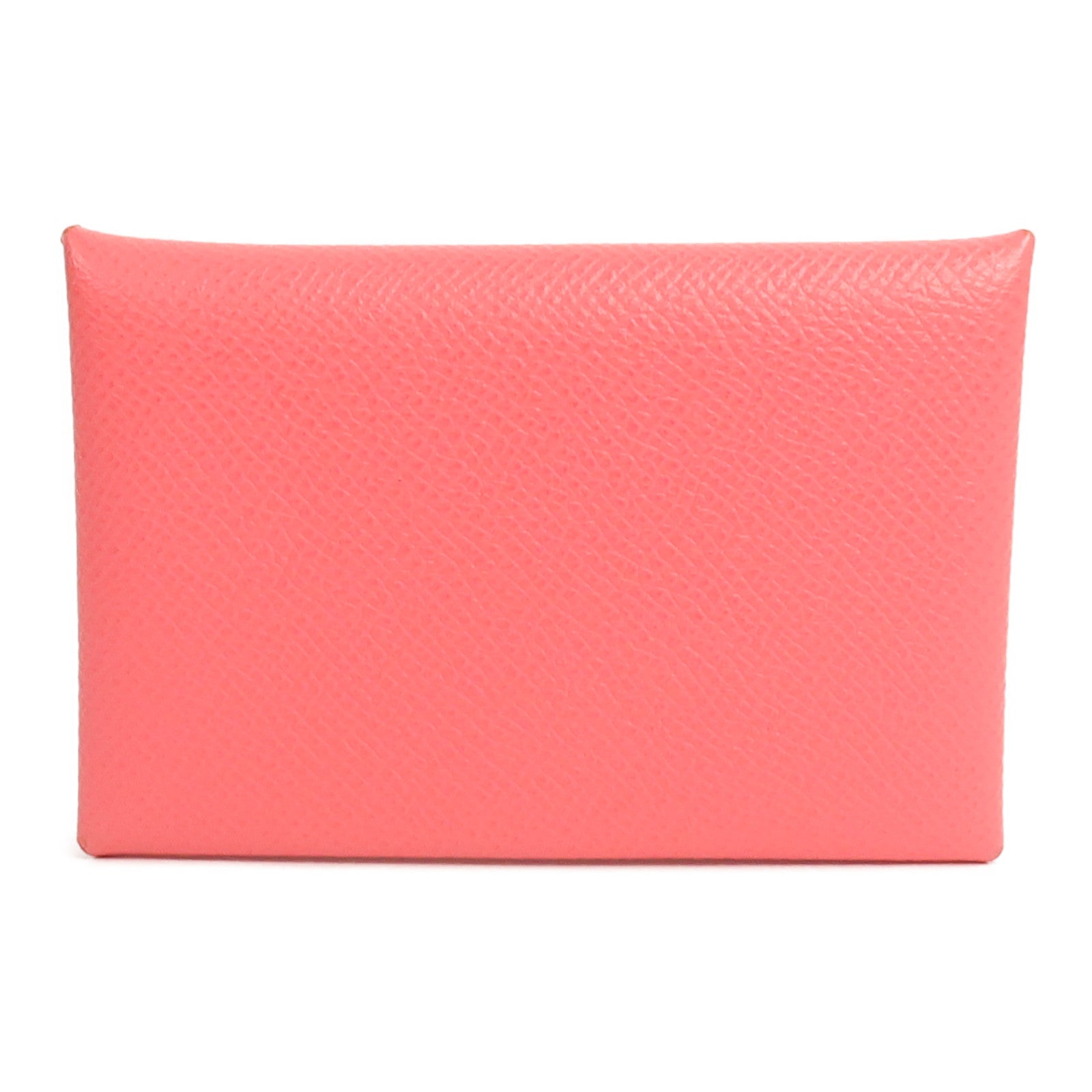 HERMES Epsom皮革Calvi Card Holder卡片套Rose Jaipur