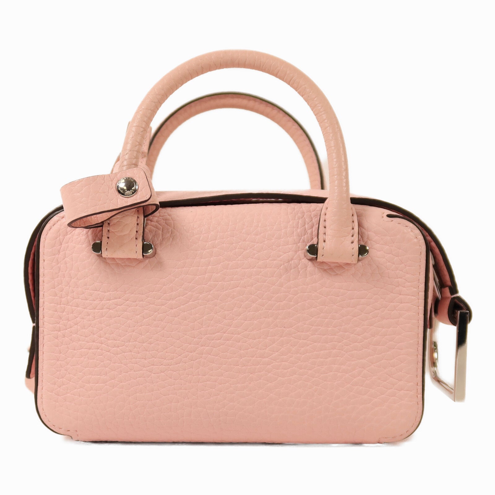 Delvaux 牛皮皮革Cool Box Mini銀扣手挽肩背兩用袋