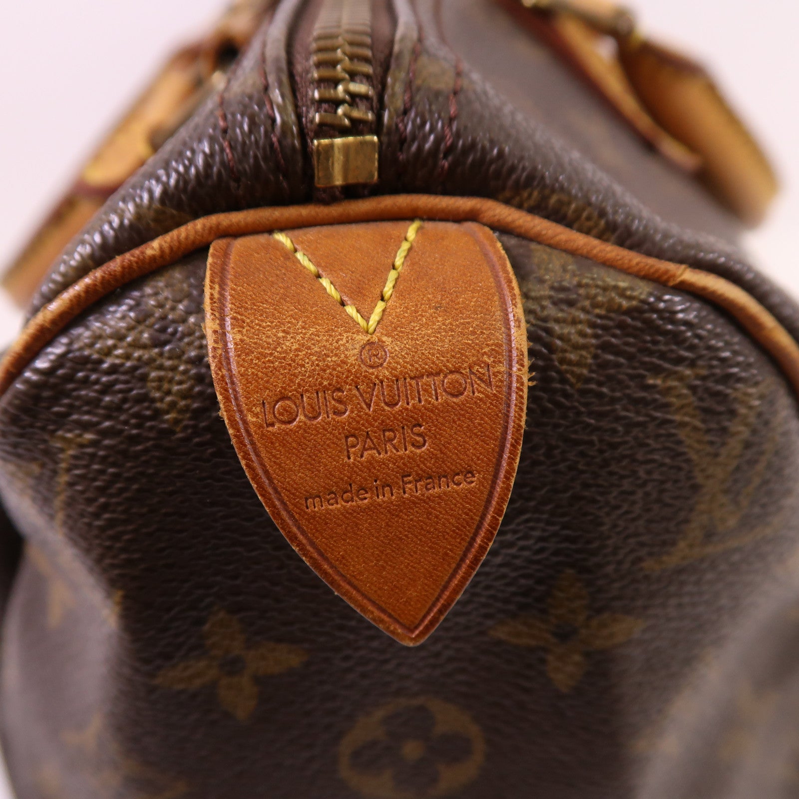 LOUIS VUITTON Monogram Speedy 30金扣手挽袋