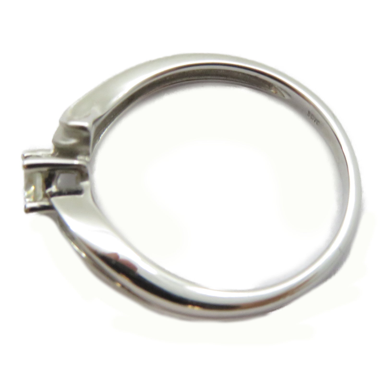JEWELRY 【激減優惠】18K白金Diamond Ring 0.18ct鑽石戒指US#5.25