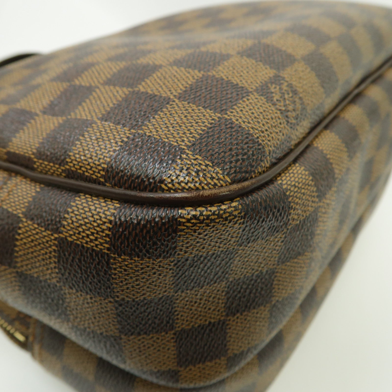 LOUIS VUITTON Damier Reporter PM金扣肩背袋啡色