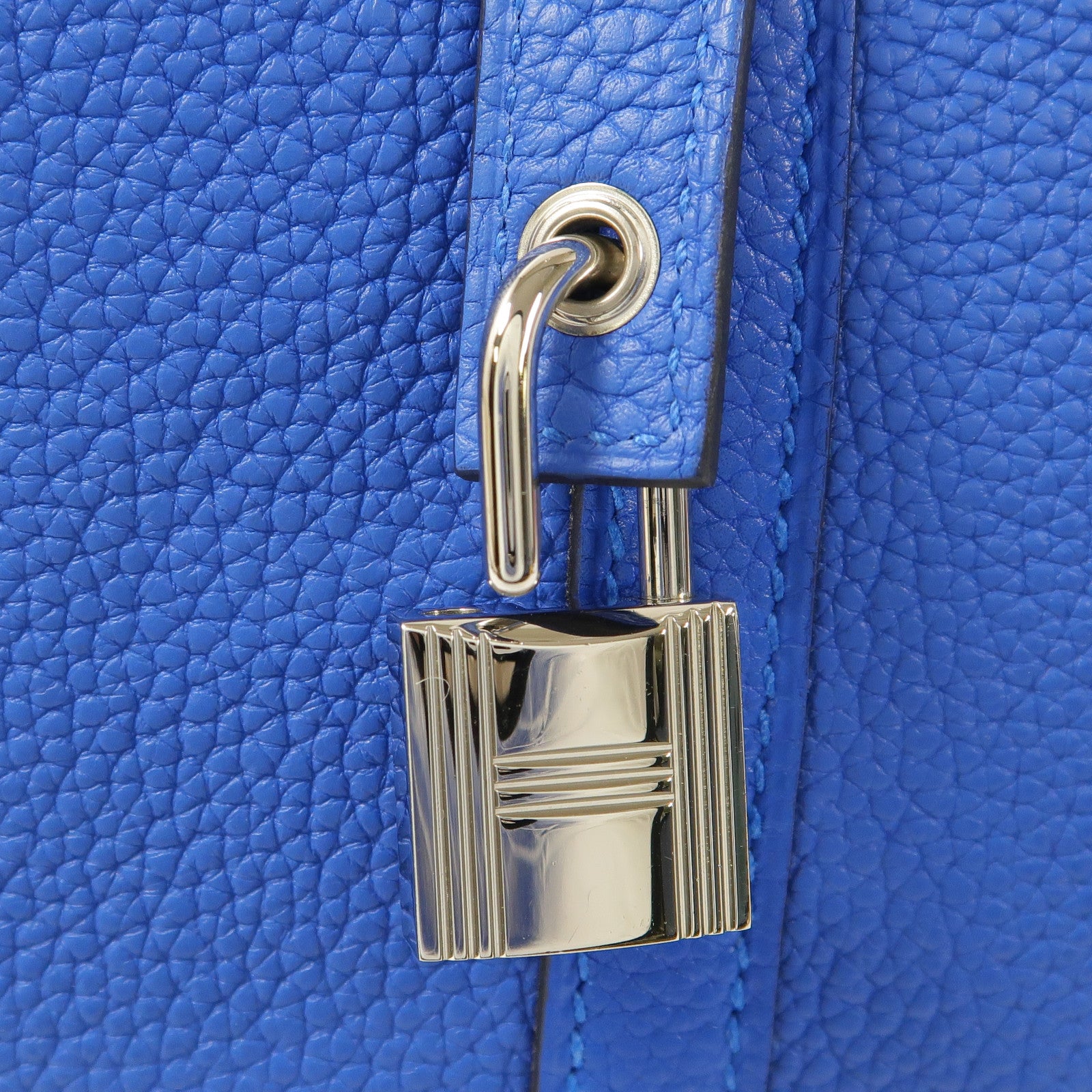 HERMES Clemence皮革Picotin MM銀扣手挽袋