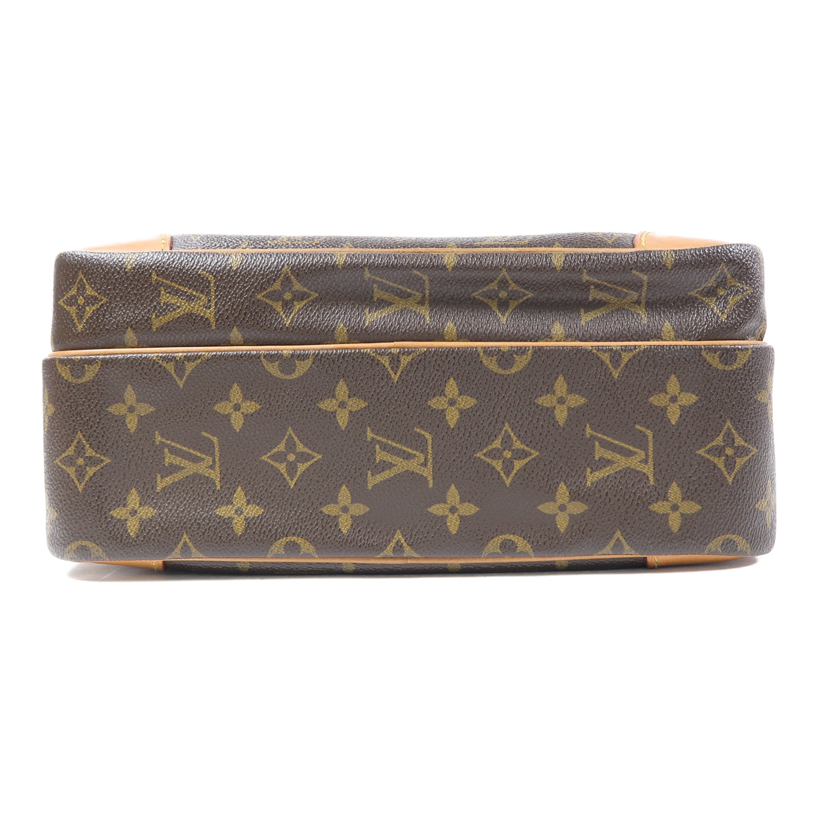 LOUIS VUITTON Monogram Nil金扣肩背袋啡色