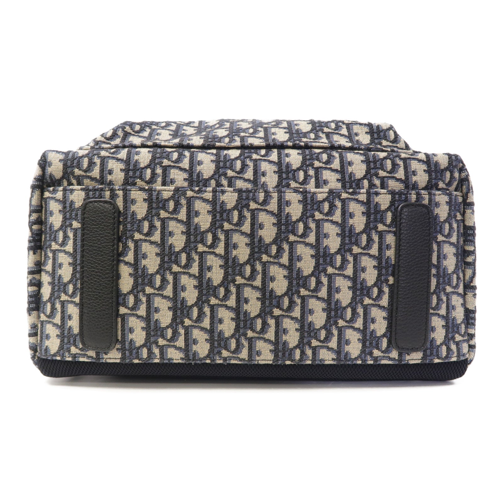 Dior 帆布Rider Backpack銀扣背包藍色