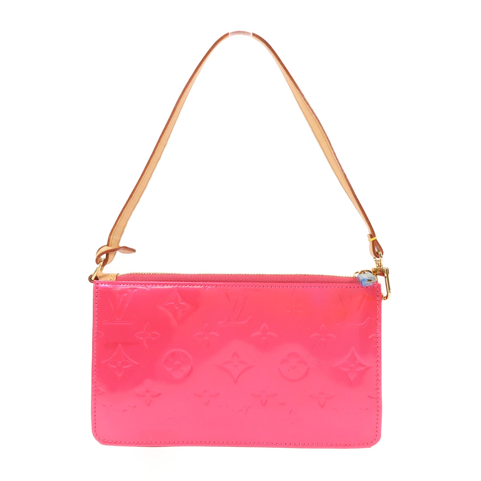 LOUIS VUITTON Monogram Vernis Lexington金扣手挽袋