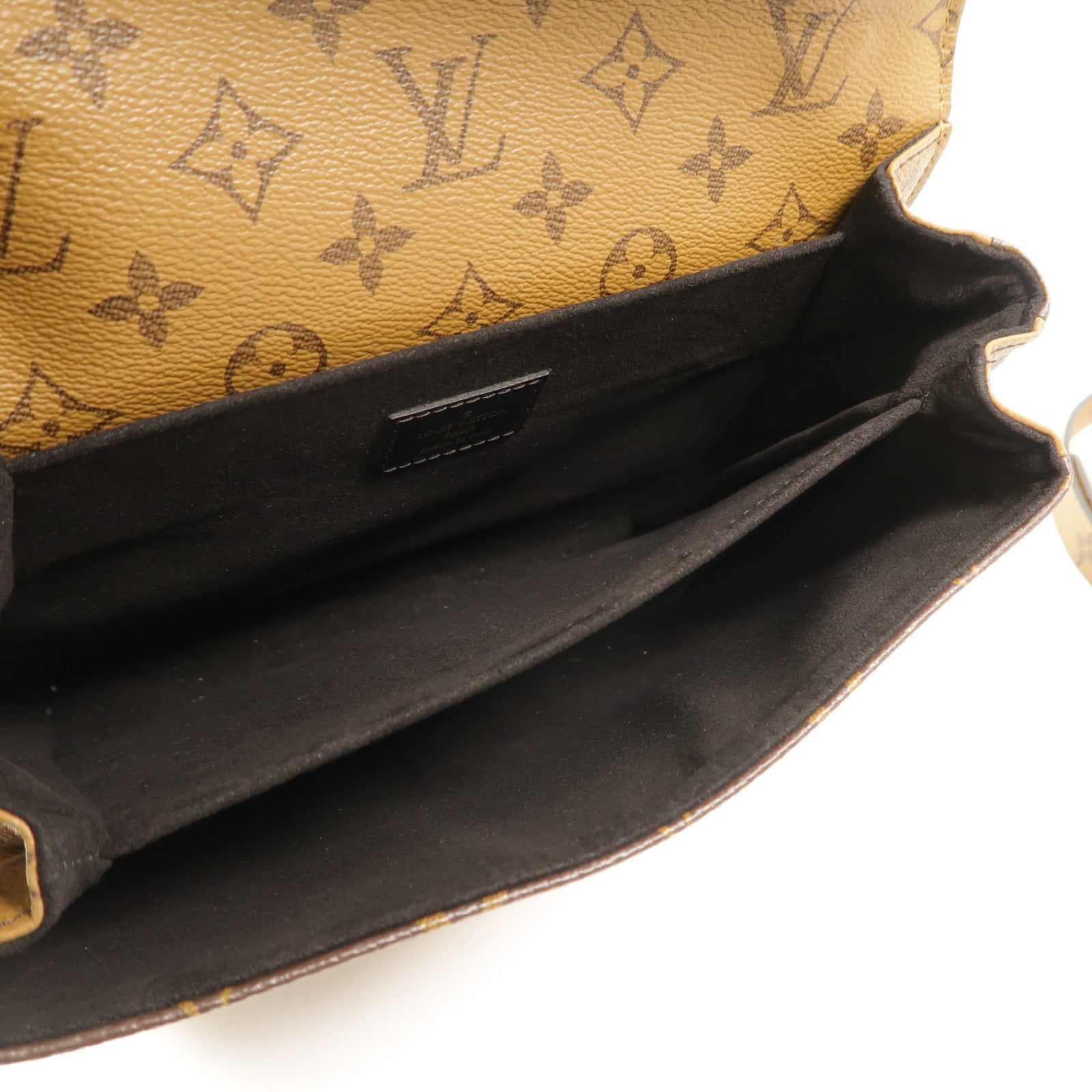 LOUIS VUITTON Monogram Reverse Pochette Metis手挽肩背兩用袋