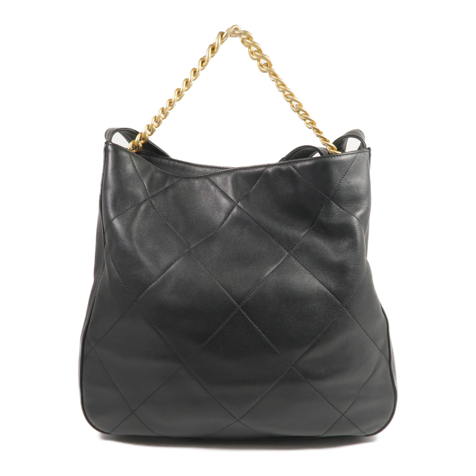 CHANEL 牛皮皮革Easy Mood Hobo Large金扣手挽肩背兩用袋