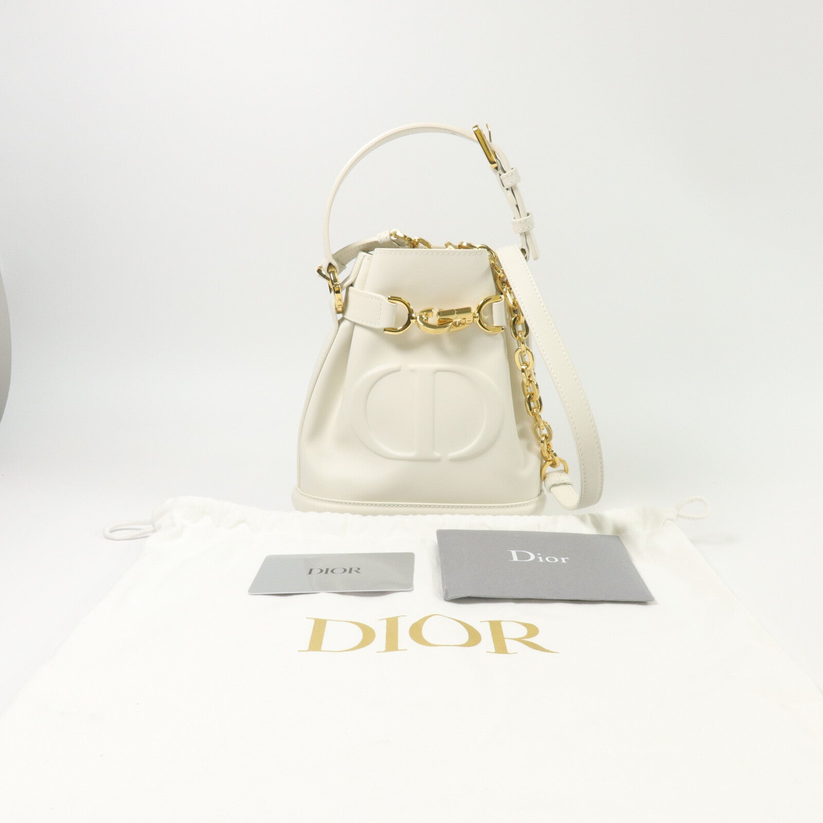 Dior 牛皮皮革C'est Dior手挽肩背兩用袋