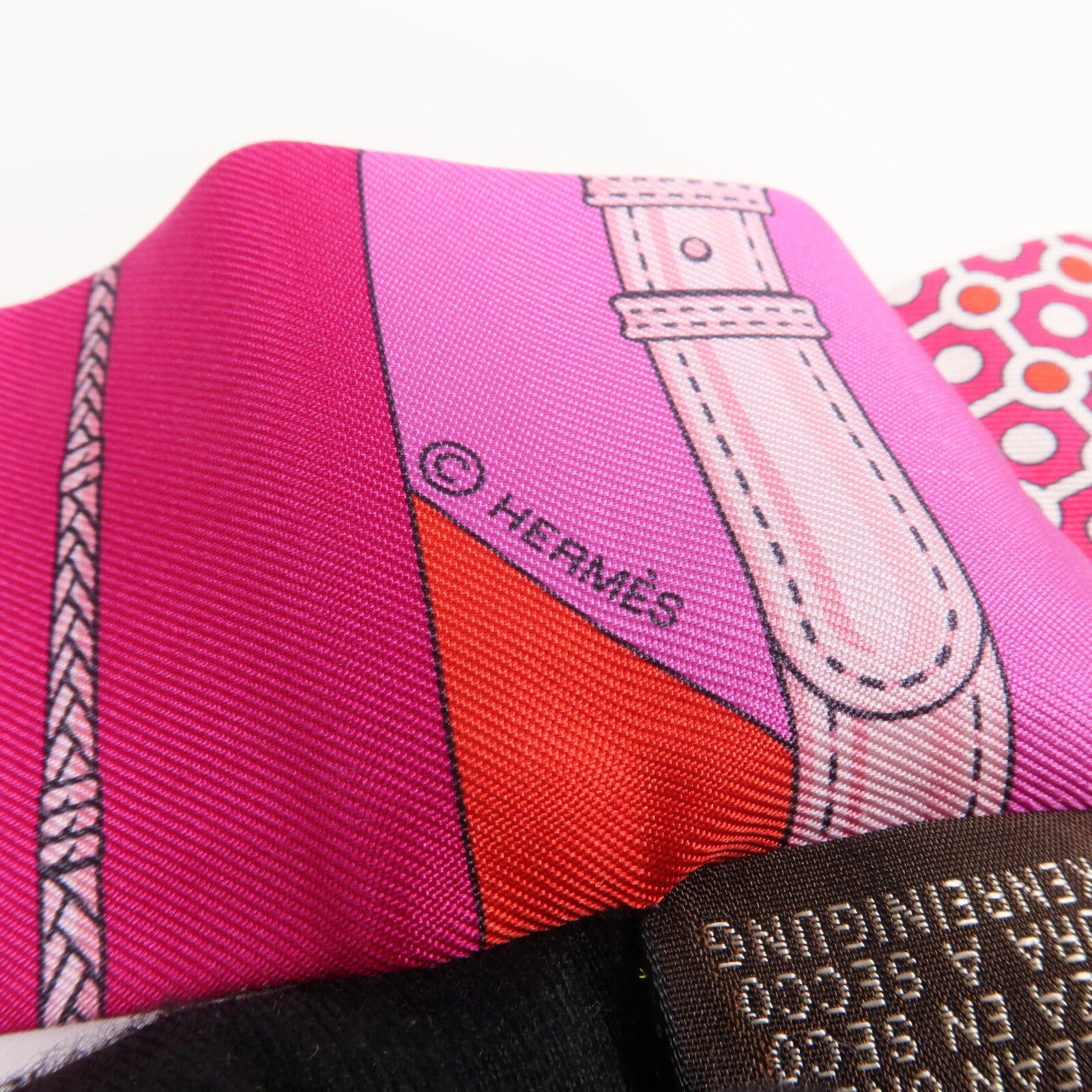HERMES 絲質Twilly絲巾