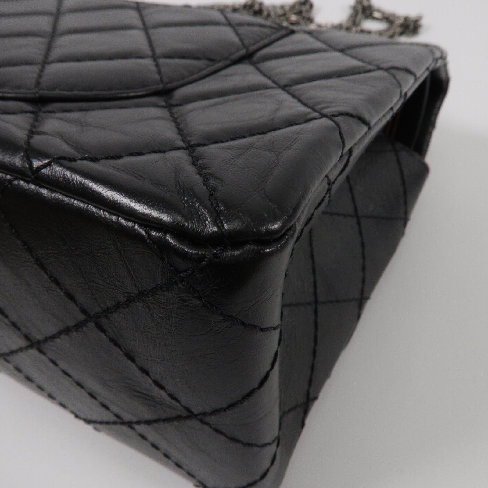 CHANEL 牛皮皮革Chanel 2.55鏈帶肩背袋
