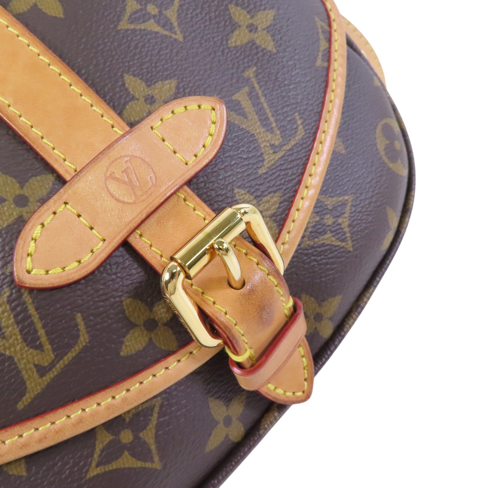 LOUIS VUITTON Monogram Saumur BB金扣肩背袋