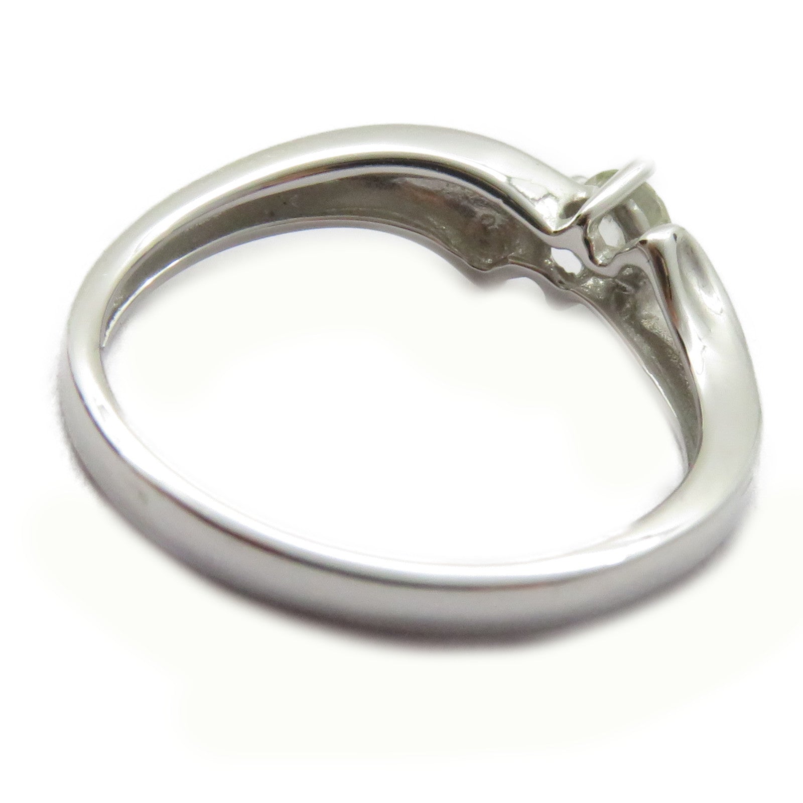 JEWELRY 【激減優惠】18K白金Diamond Ring 0.18ct鑽石戒指US#5.25
