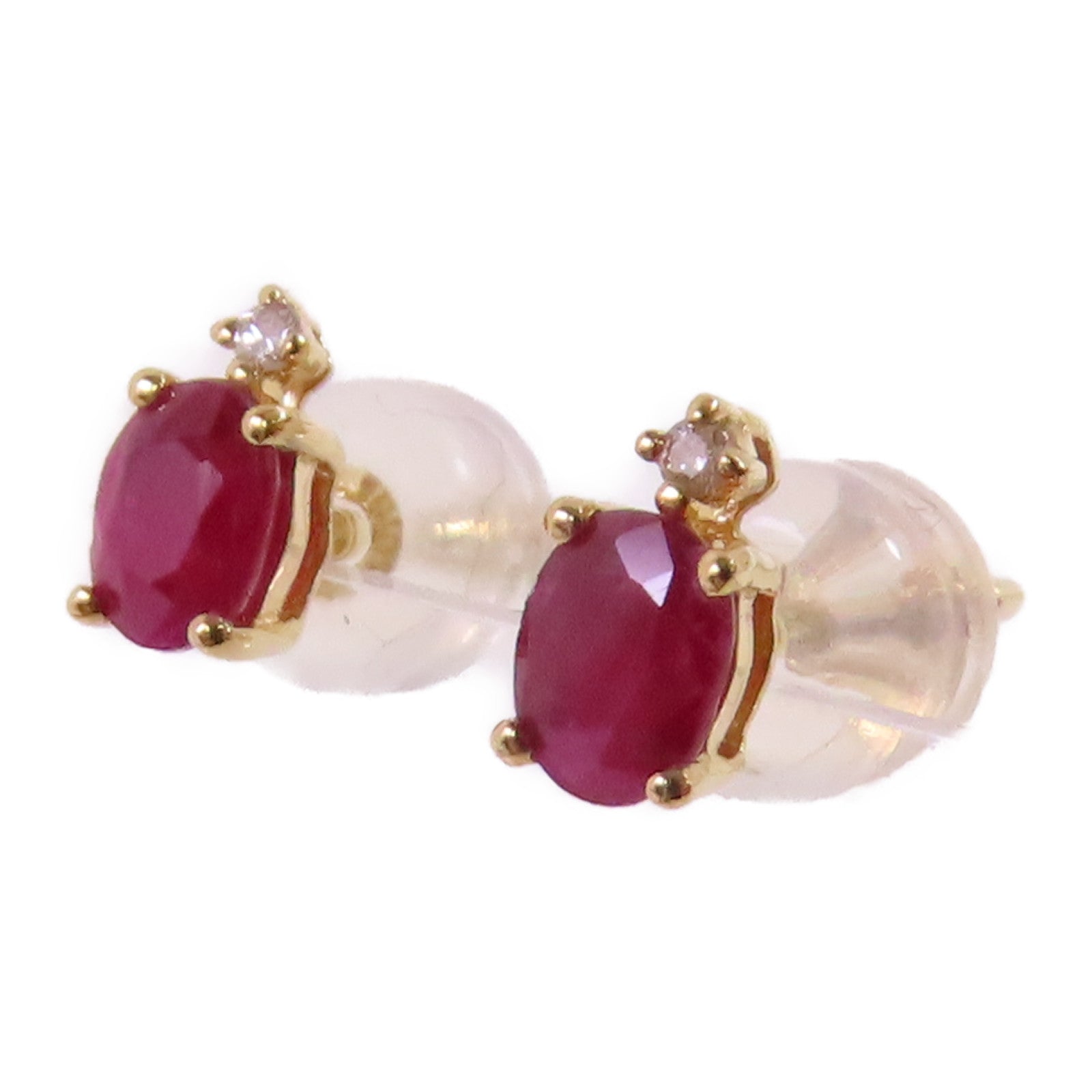 JEWELRY 18K黃金/紅寶石Ruby Earrings耳環