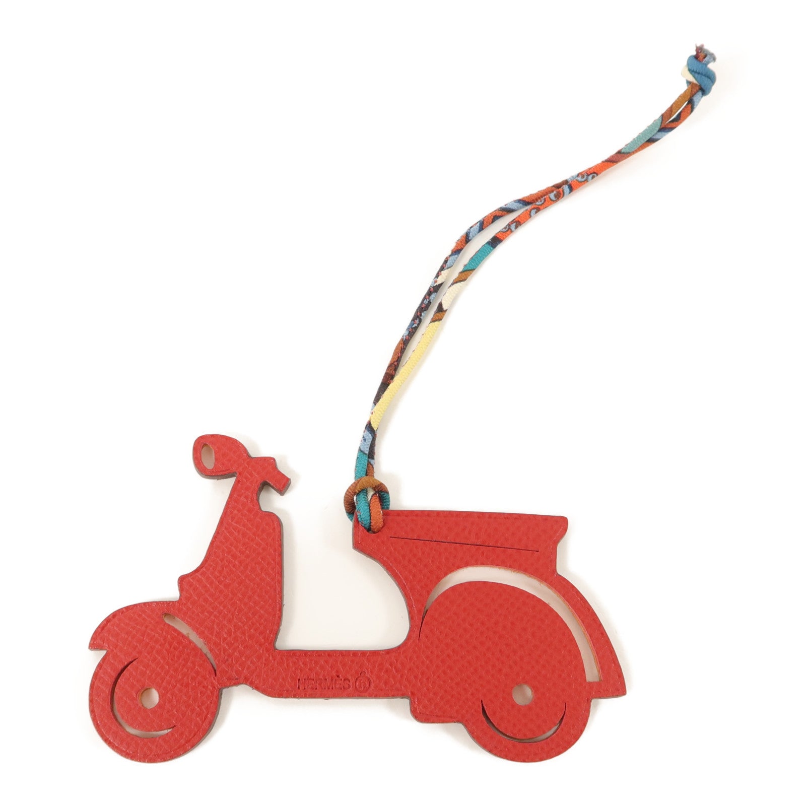 HERMES Epsom/Togo皮革Petit H Scooter掛飾
