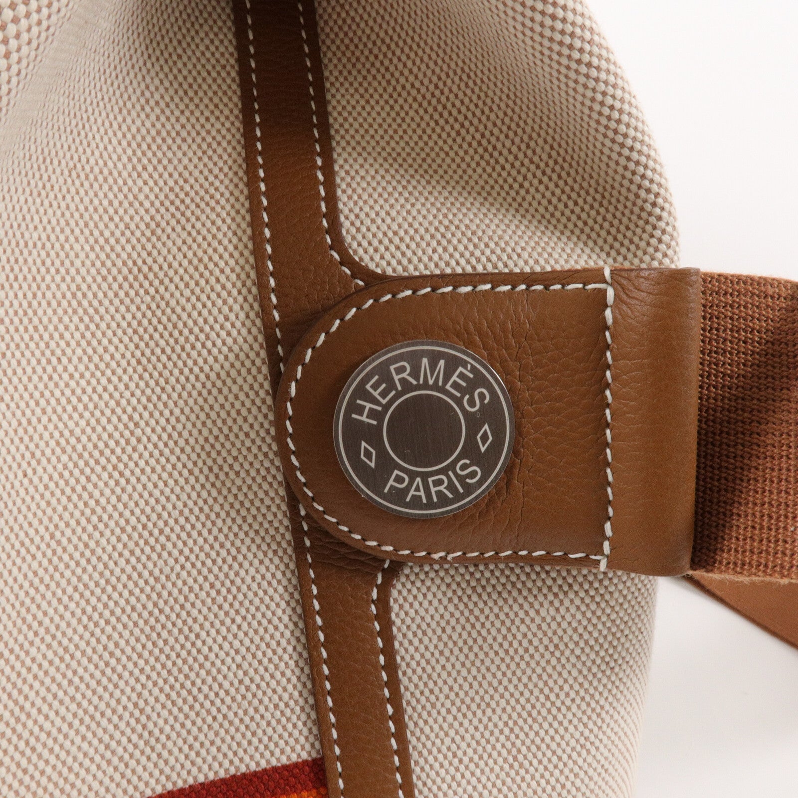 HERMES Viking/Regate R.M.S 12H肩背袋Capucine/Ecru/Fauve