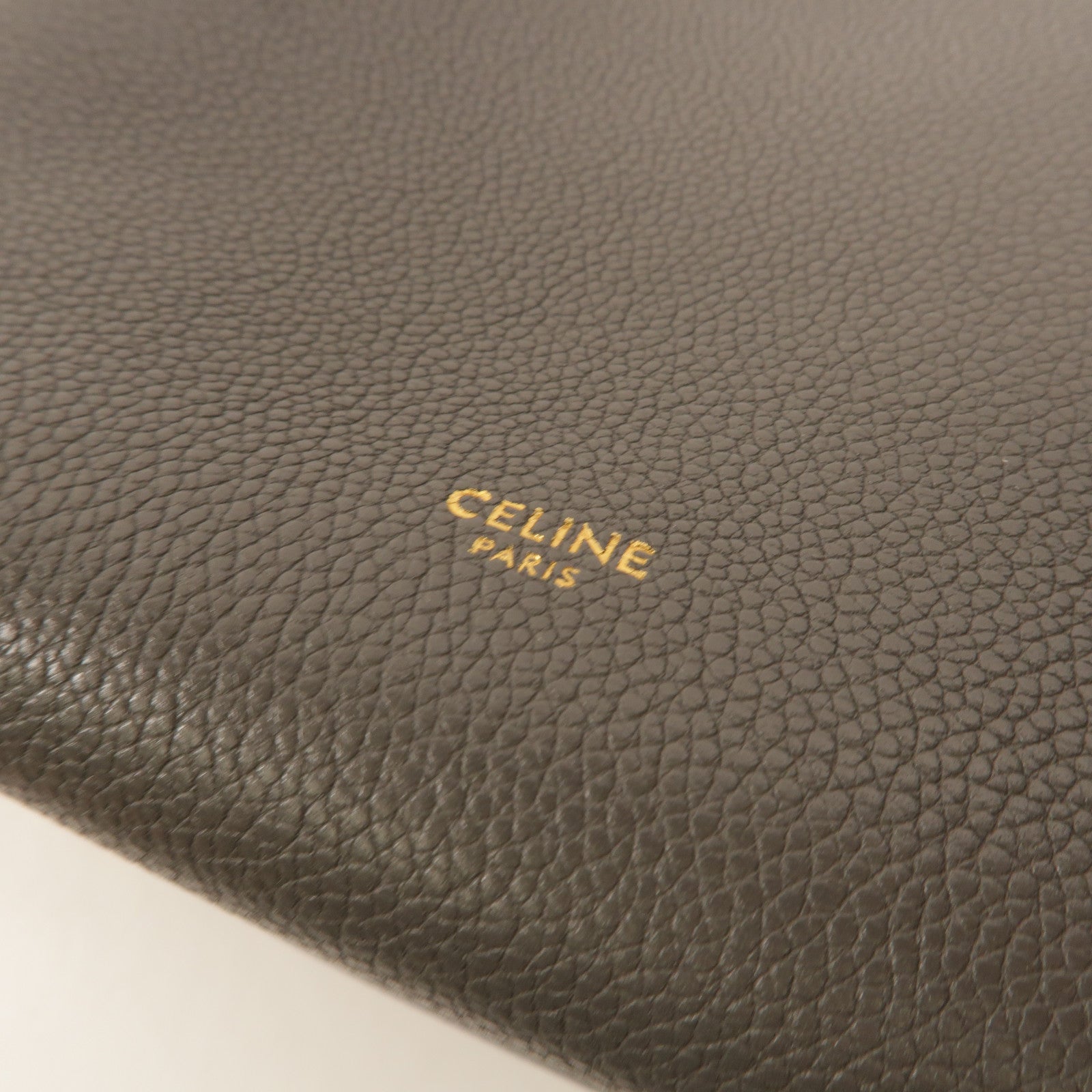 CELINE 牛皮皮革Small Sangle Bucket肩背袋