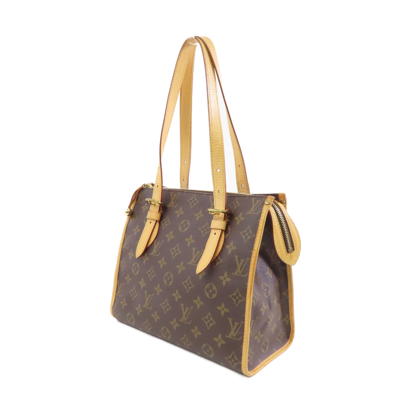 LOUIS VUITTON Monogram Popincourt Haut金扣肩背袋啡色