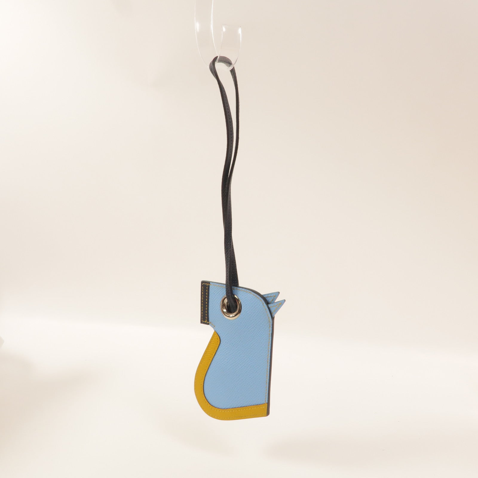 HERMES Epsom皮革Camail Key Ring Charm掛飾