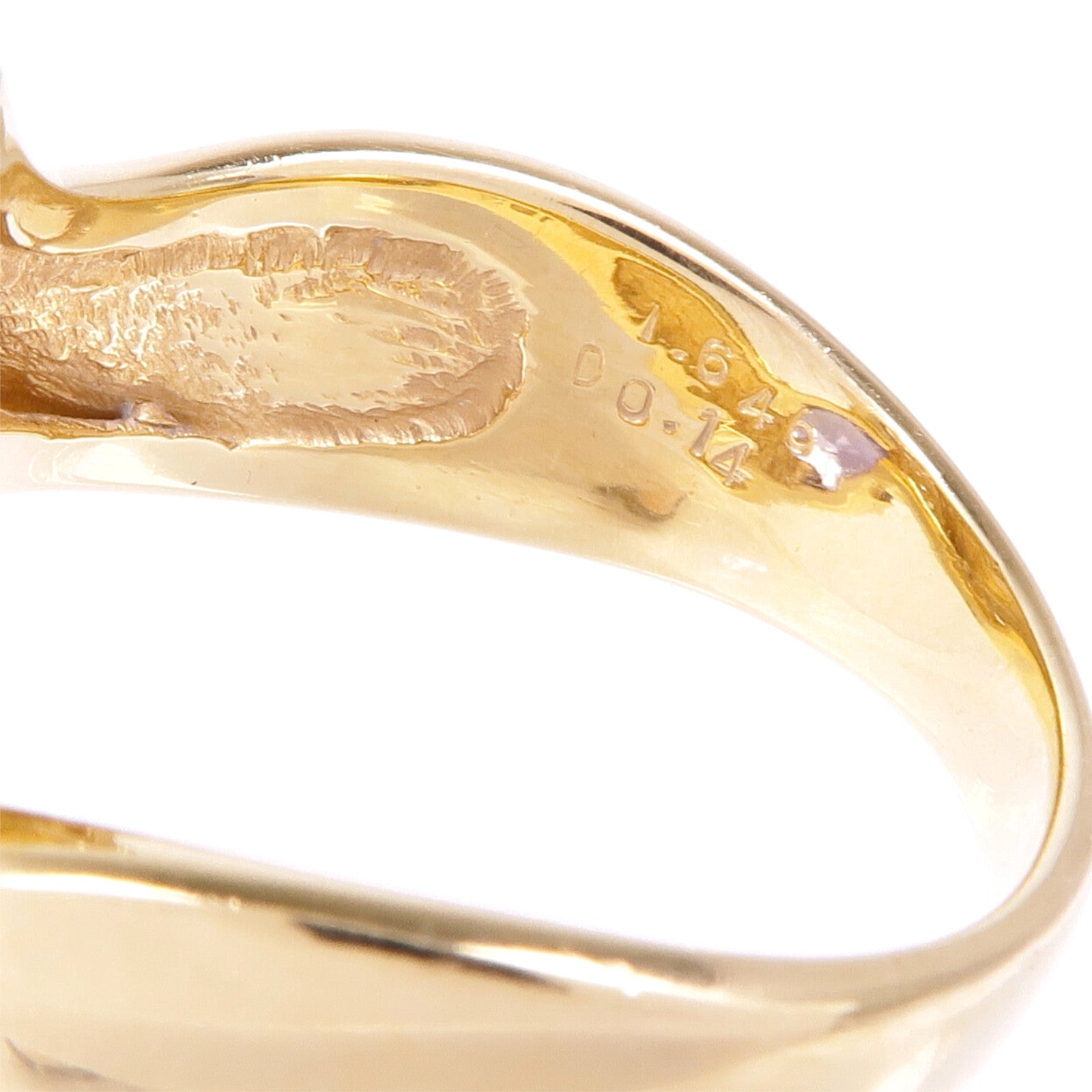 JEWELRY 18K黃金Tanzanite Diamond Ring坦桑石/鑽石戒指US#9.5