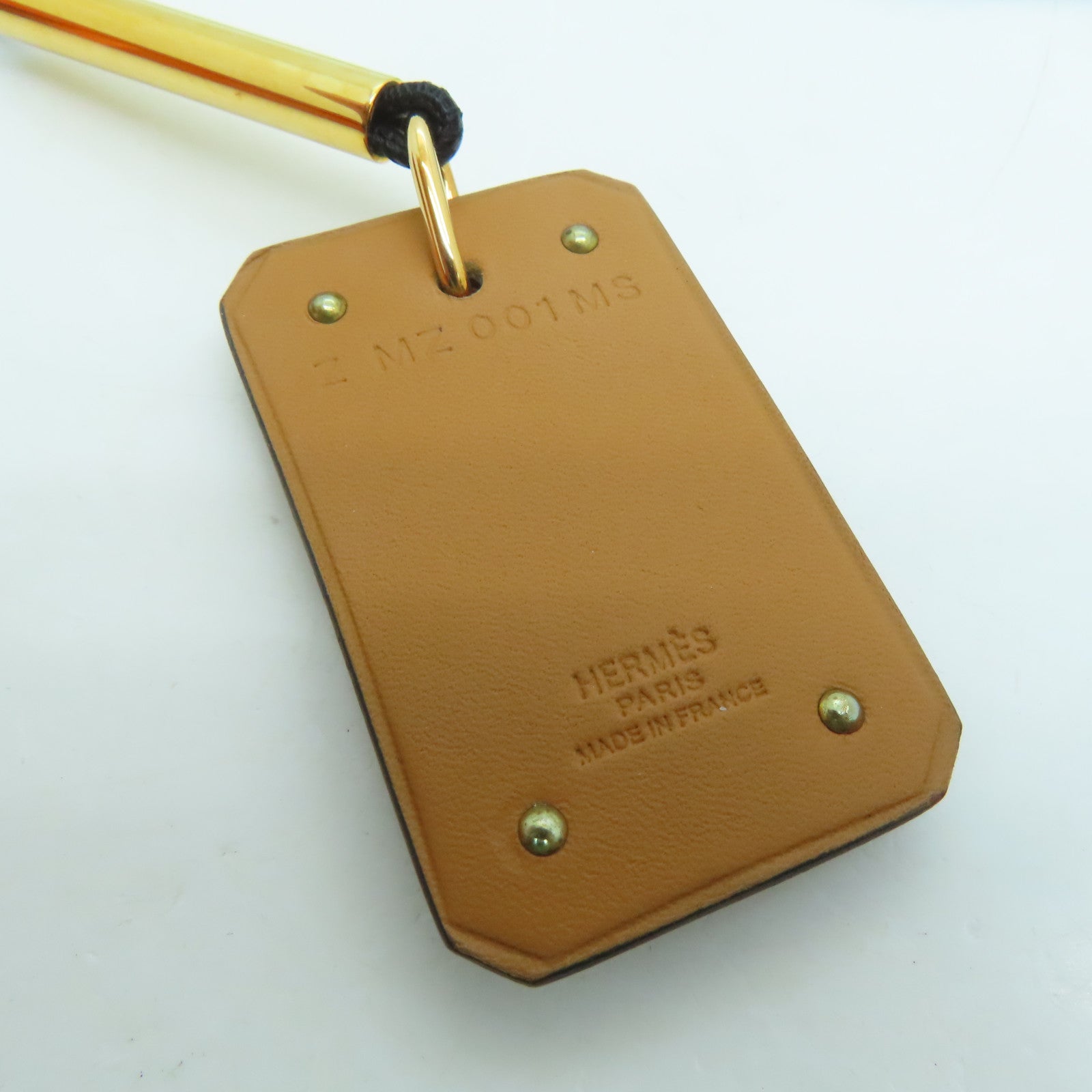 HERMES 【激減優惠精選】Swift皮革/金屬As De Coeur Necklace項鍊黑色金色