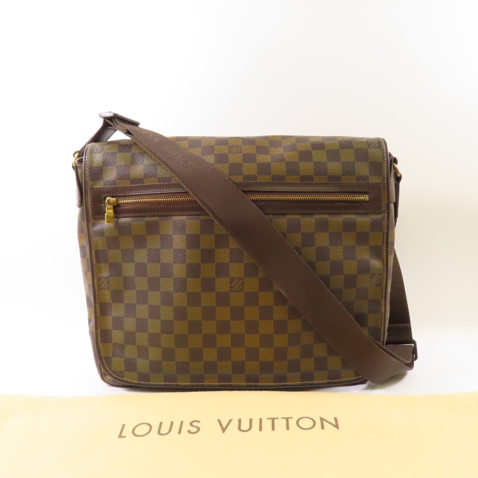 LOUIS VUITTON Damier Spencer Bag金扣肩背袋/斜挎包