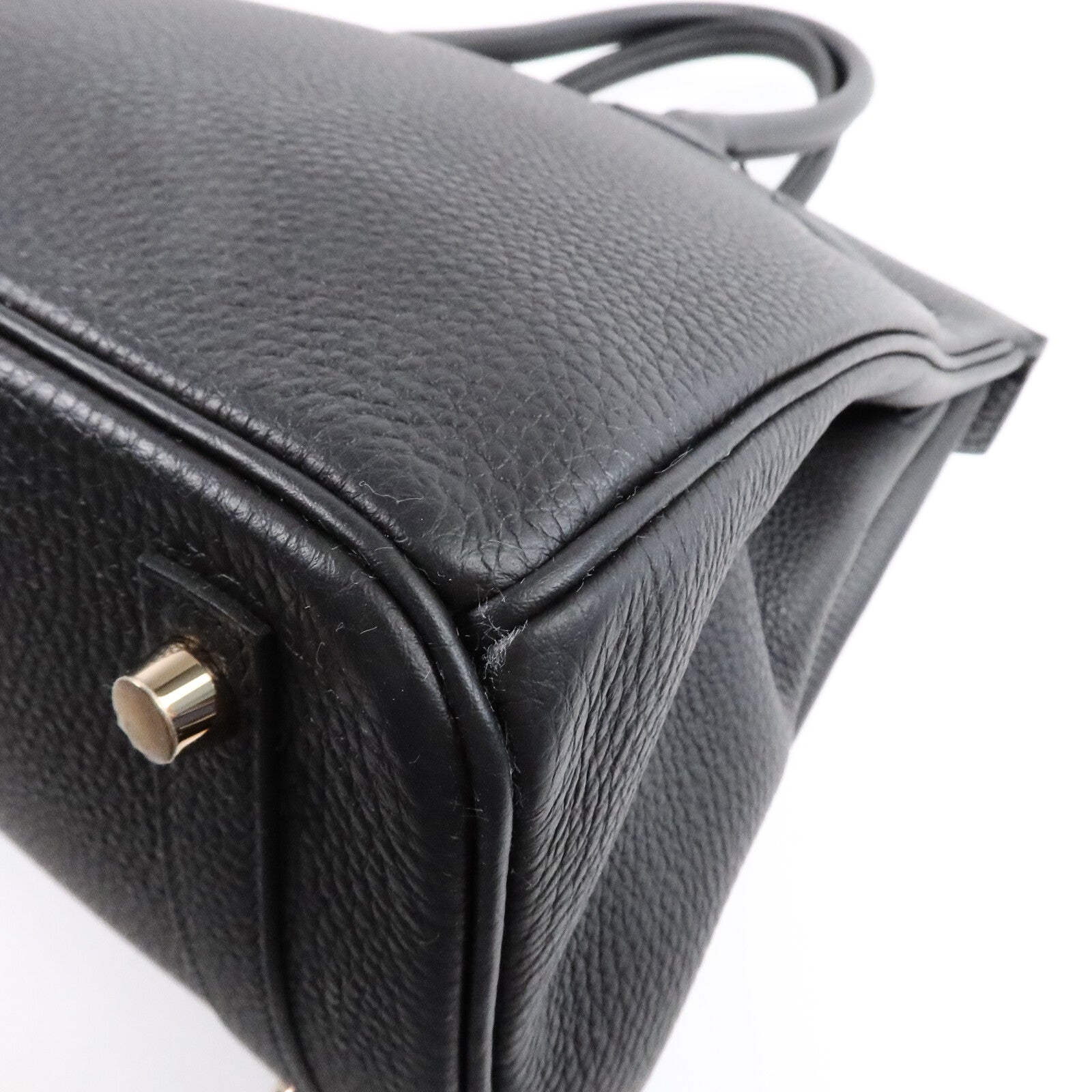 HERMES Togo皮革Birkin 30手挽袋Noir