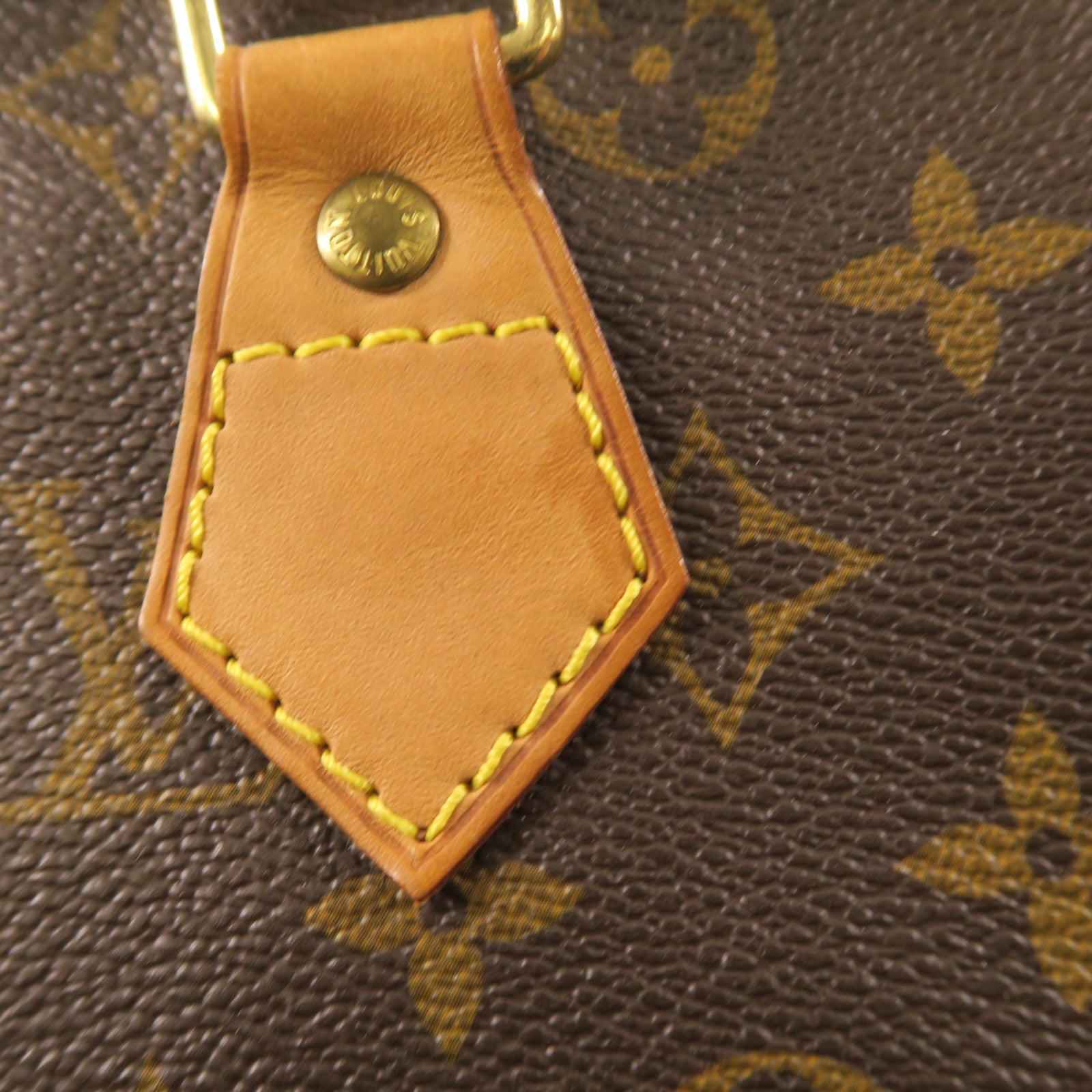 LOUIS VUITTON Monogram Speedy 30金扣手挽袋啡色
