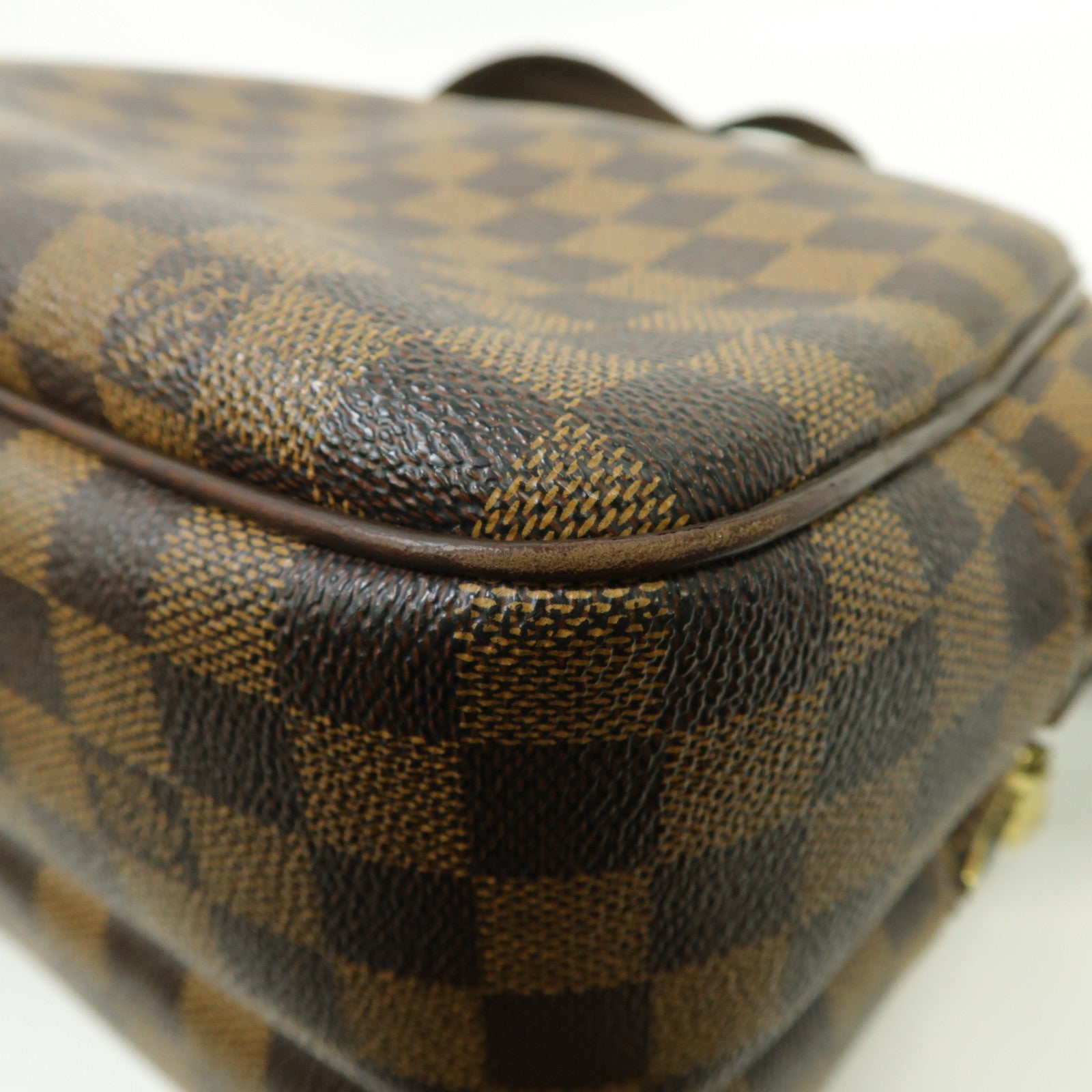 LOUIS VUITTON Damier Reporter PM金扣肩背袋啡色