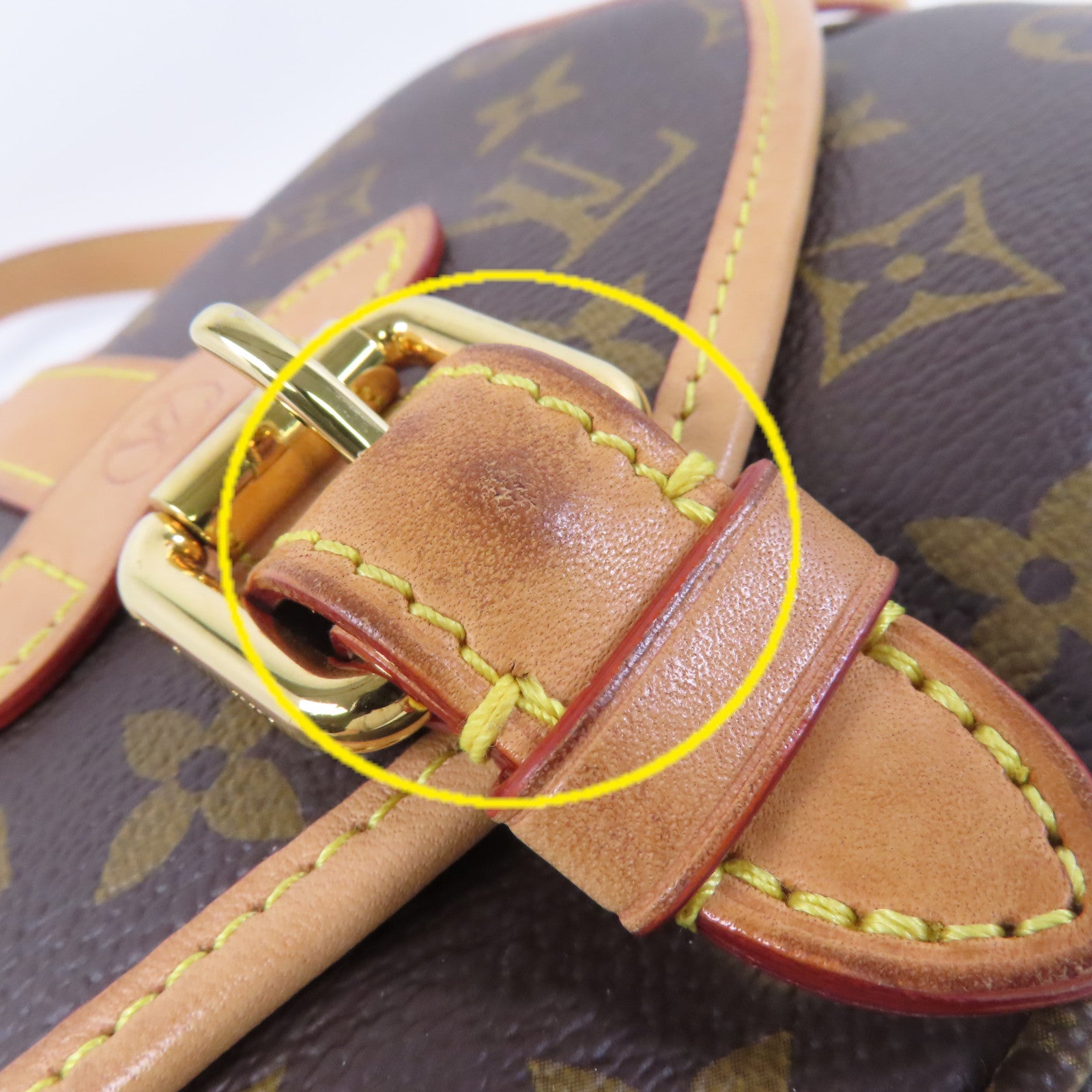 LOUIS VUITTON Monogram Saumur BB金扣肩背袋