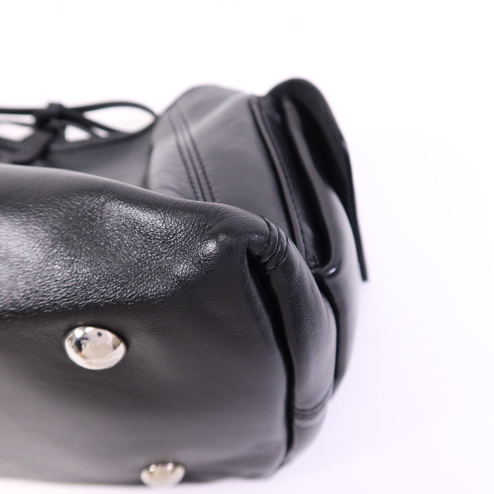 LOUIS VUITTON 羊皮皮革Carry All Vibe PM銀扣肩背袋