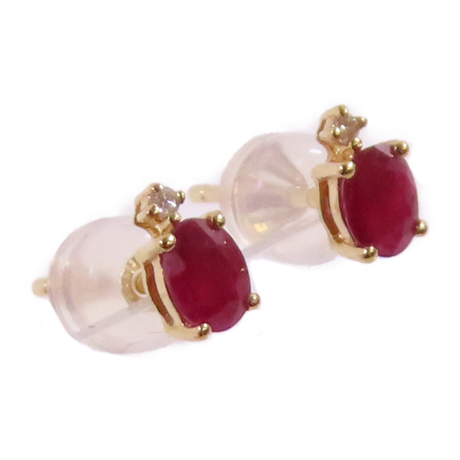 JEWELRY 18K黃金/紅寶石Ruby Earrings耳環