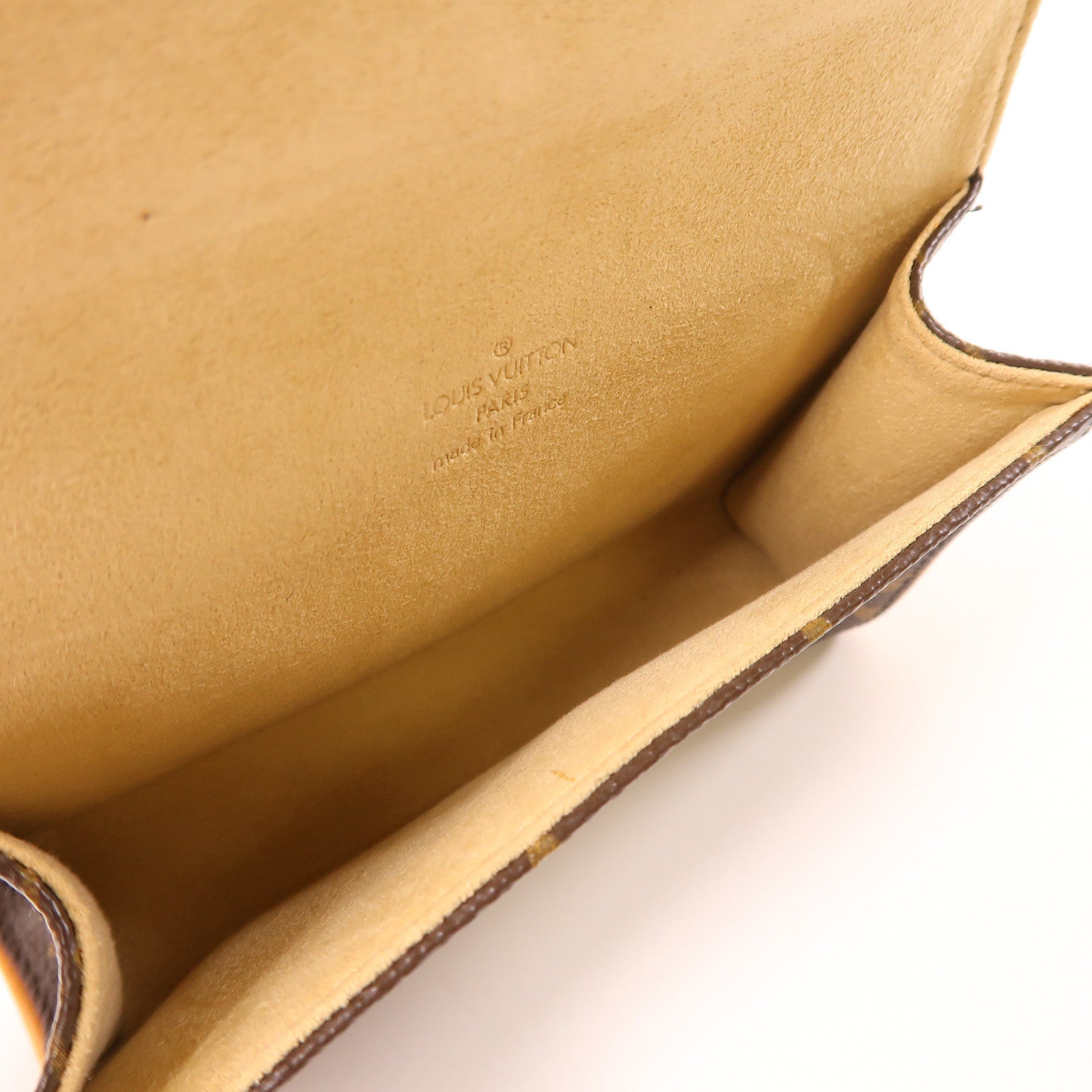 LOUIS VUITTON Monogram Pochette Florentine金扣腰包啡色