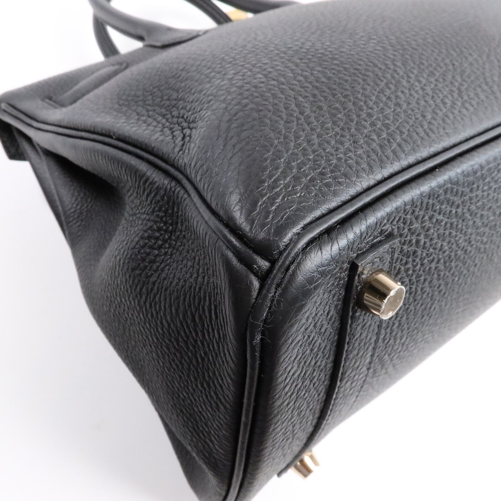 HERMES Togo皮革Birkin 30手挽袋Noir