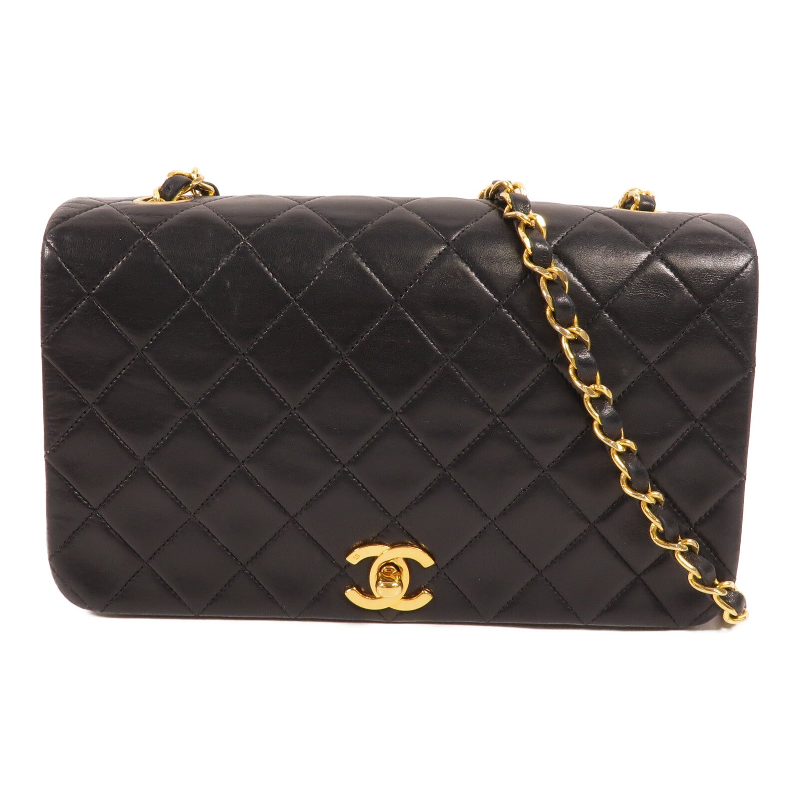 CHANEL 羊皮皮革Vintage Chain Shoulder肩背袋