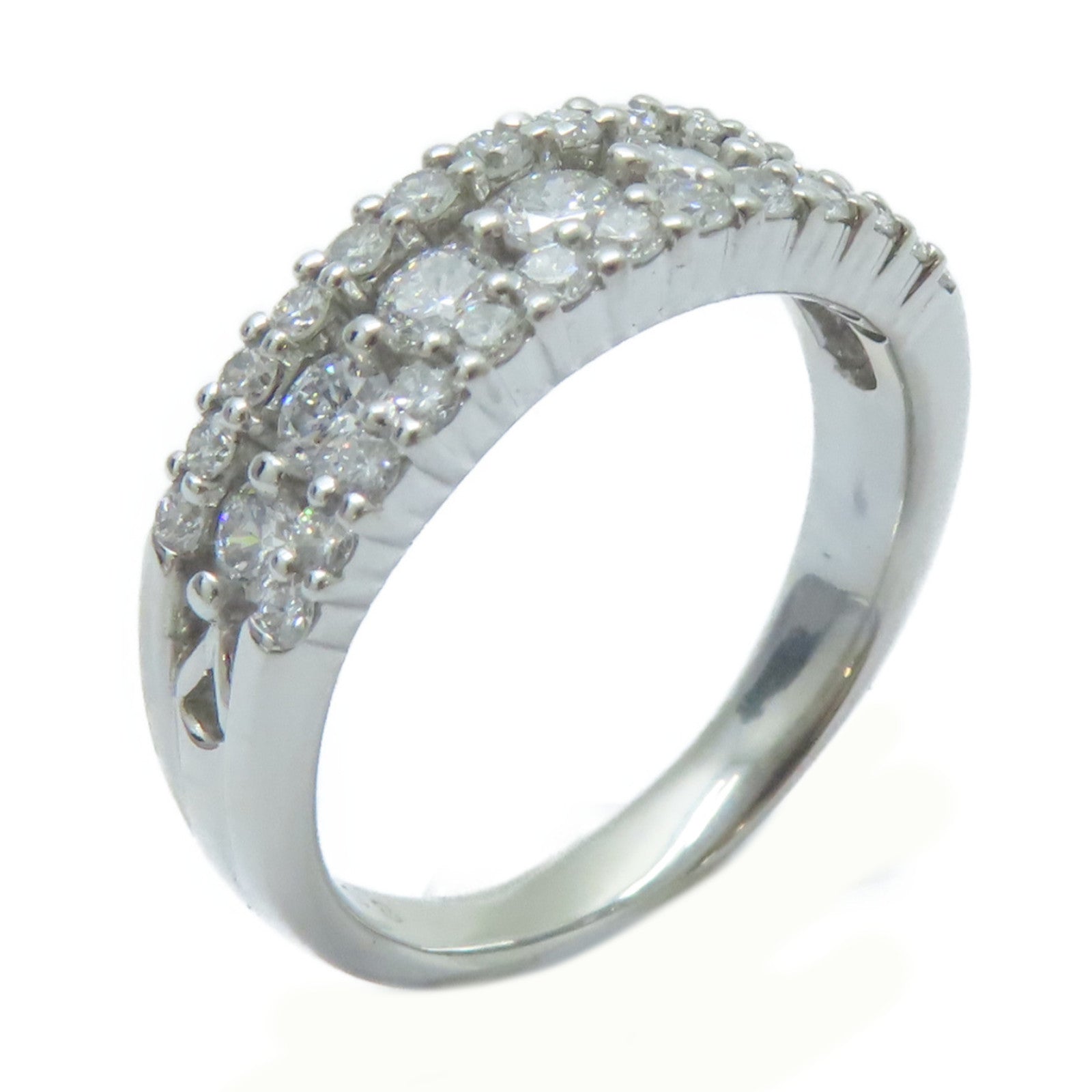 JEWELRY 【激減優惠】PT900鉑金/1.08ct鑚石Diamond Ring戒指US#7