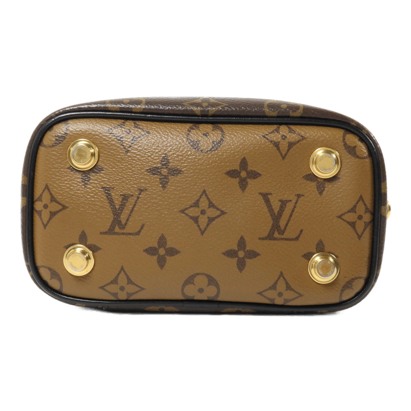 LOUIS VUITTON Monogram Reverse Vanity PM鏈帶手挽肩背兩用袋