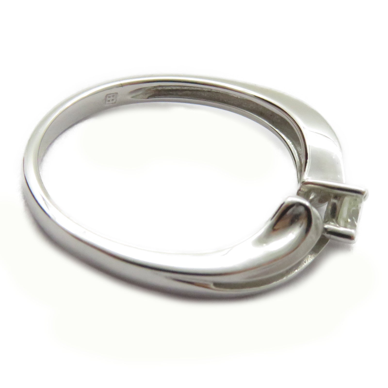JEWELRY 【激減優惠】18K白金Diamond Ring 0.18ct鑽石戒指US#5.25