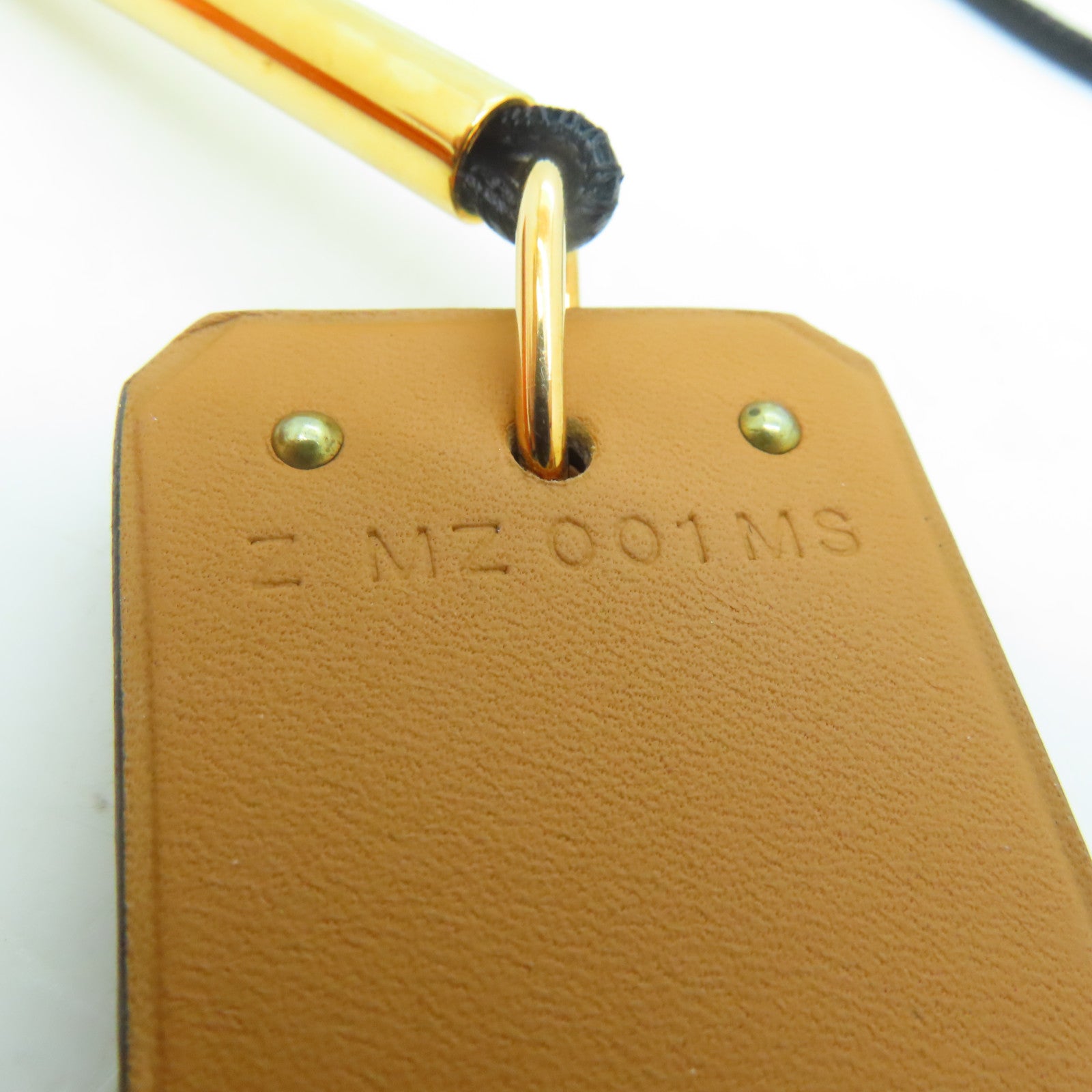 HERMES 【激減優惠精選】Swift皮革/金屬As De Coeur Necklace項鍊黑色金色