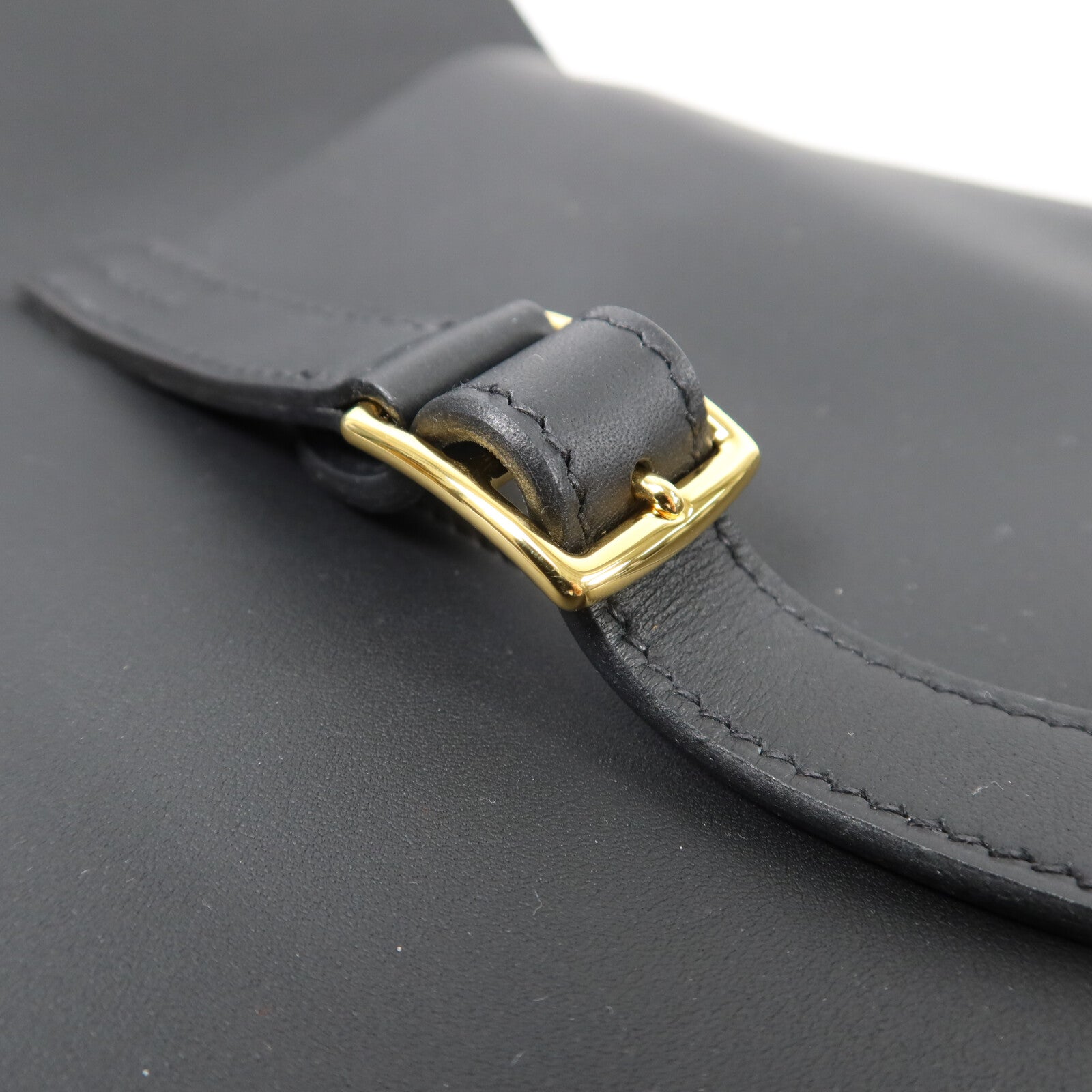 HERMES Swift皮革Mini Halzan手挽肩背兩用袋Noir
