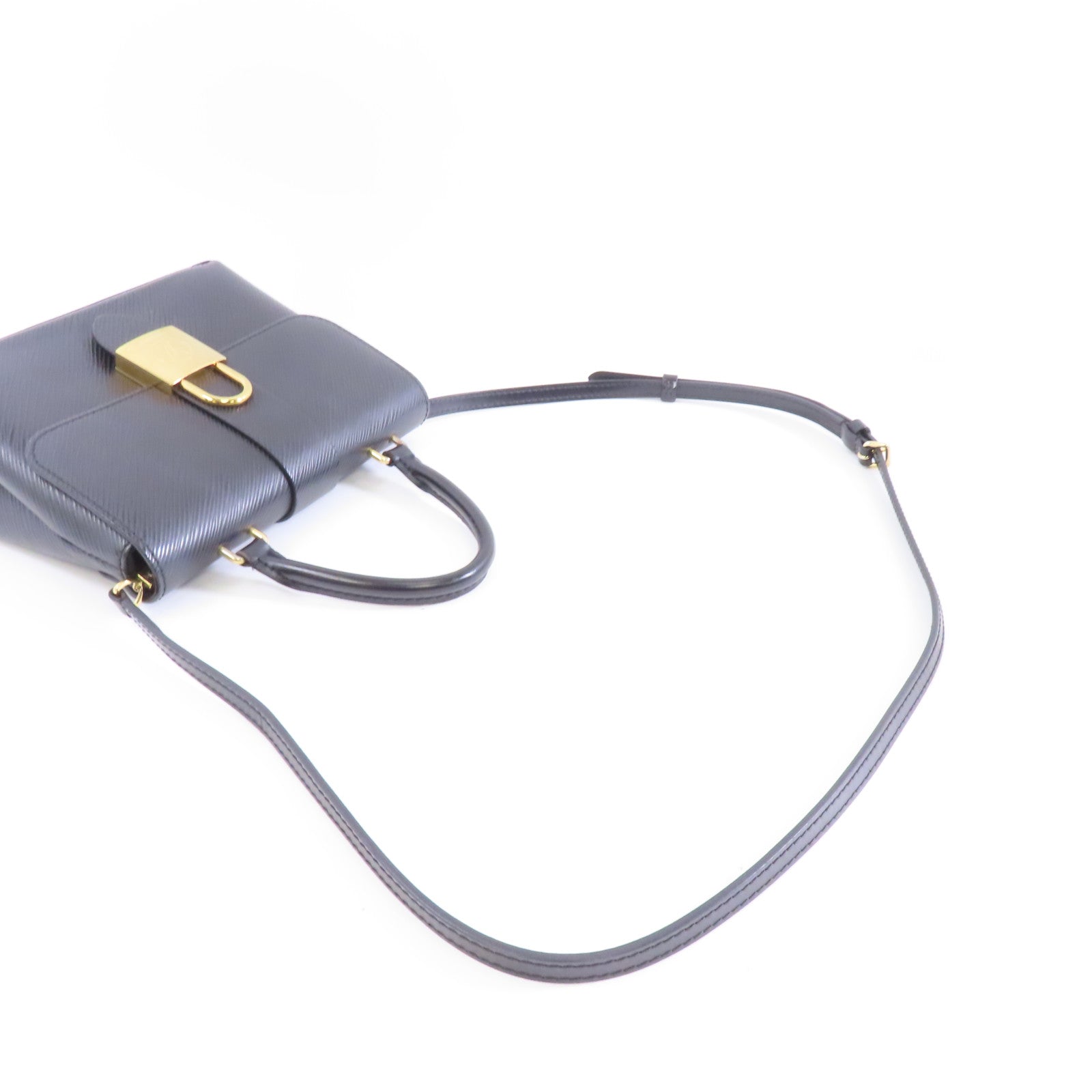 LOUIS VUITTON 【激減優惠】Epi Locky BB金扣手挽肩背兩用袋黑色