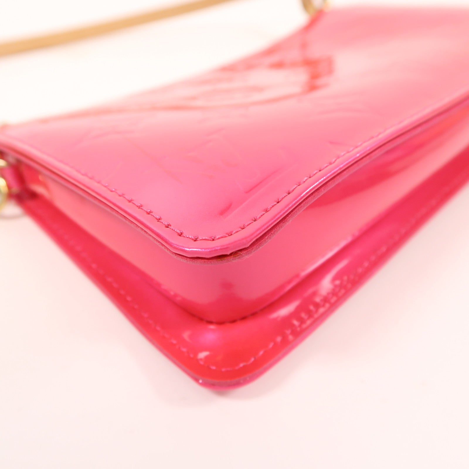 LOUIS VUITTON Monogram Vernis Lexington金扣手挽袋