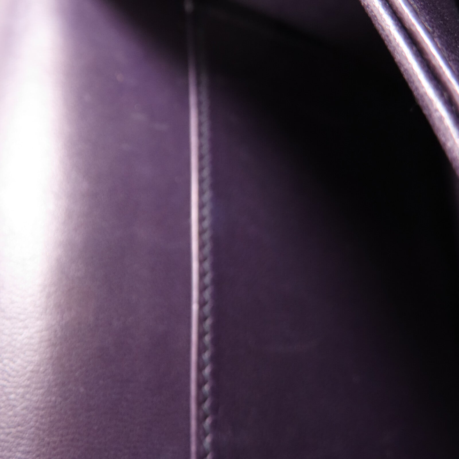 HERMES 皮革Constance Mini銀扣肩背袋Amethyst