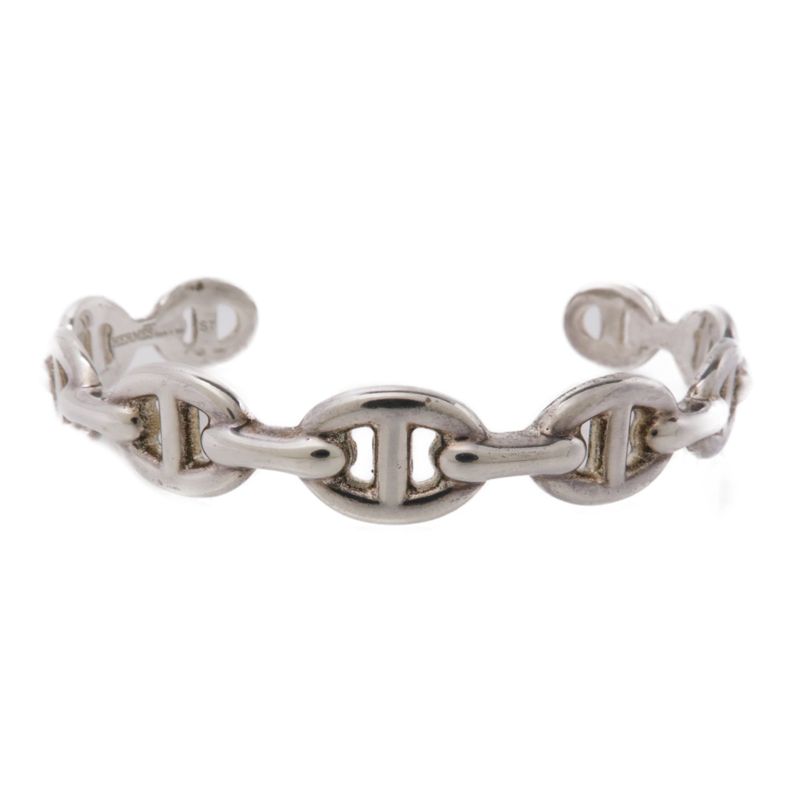 HERMES 925純銀Chaine D'Ancre Enchainee Bracelet手鏈