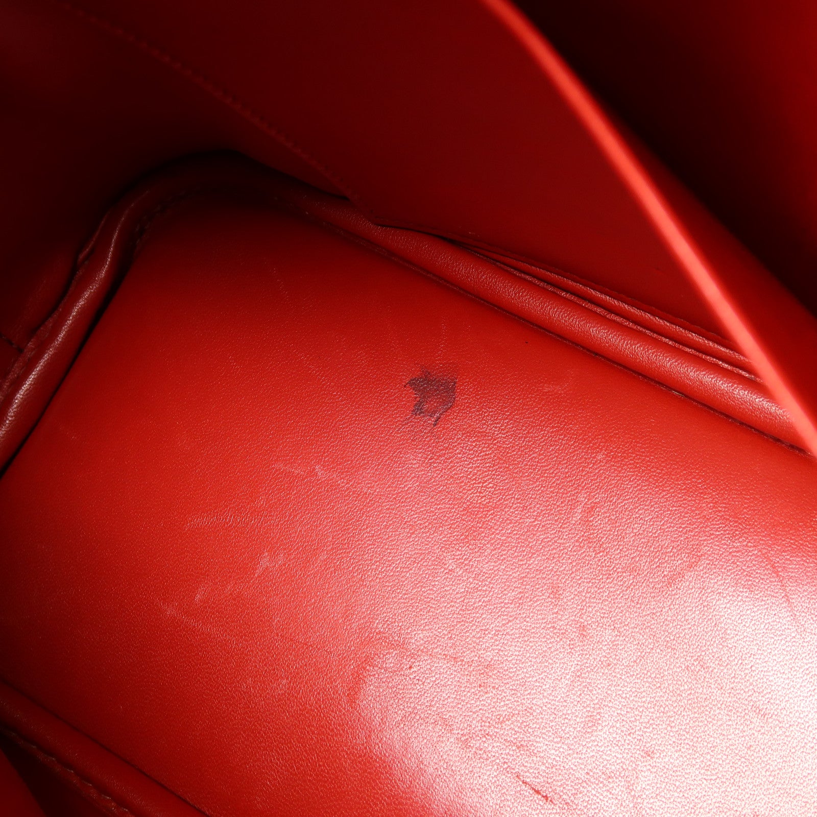 HERMES Epsom皮革Bolide 31銀扣手挽袋Q5 Rouge Casaque