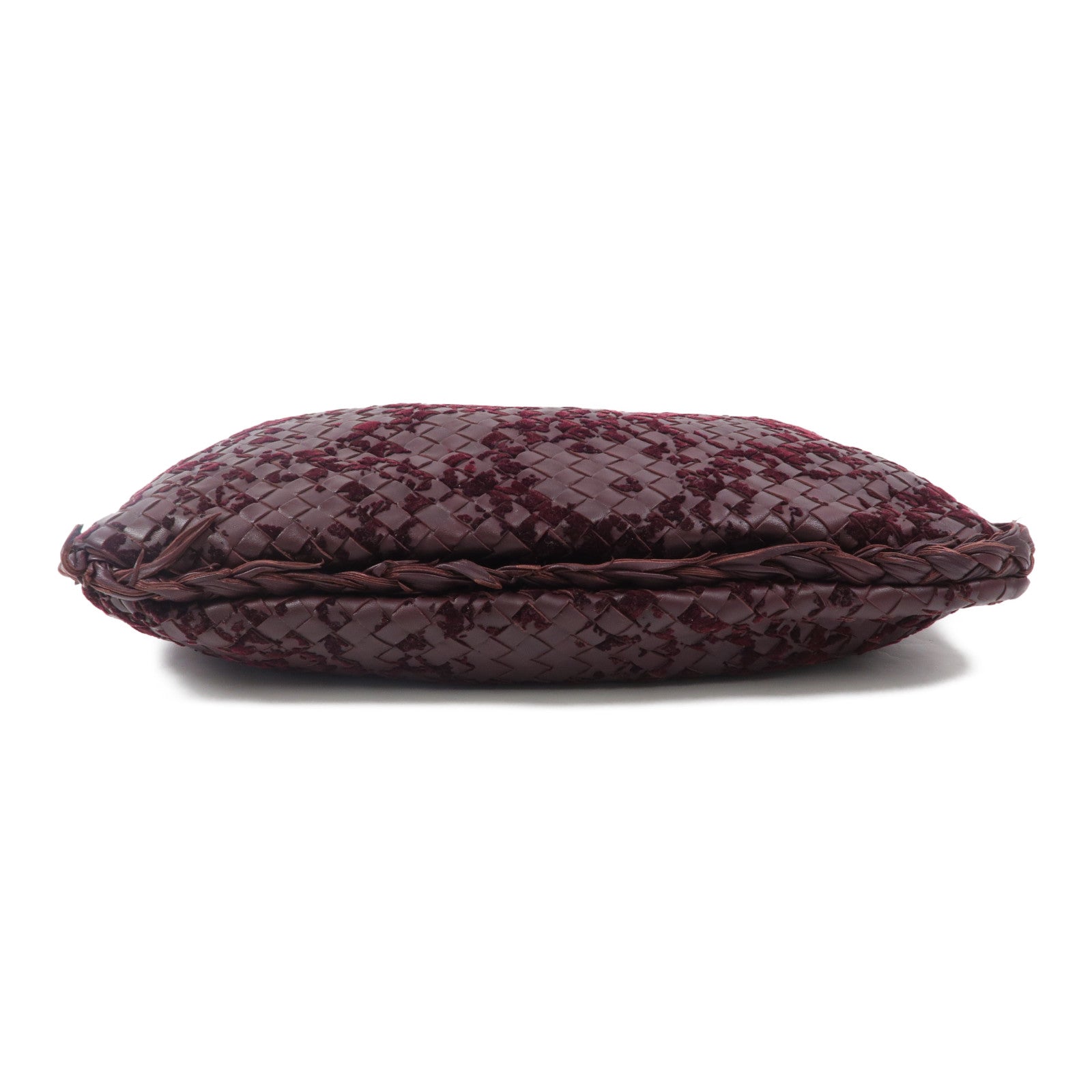 BOTTEGA VENETA 牛皮皮革/天鵝絨Intrecciato Hobo手挽袋
