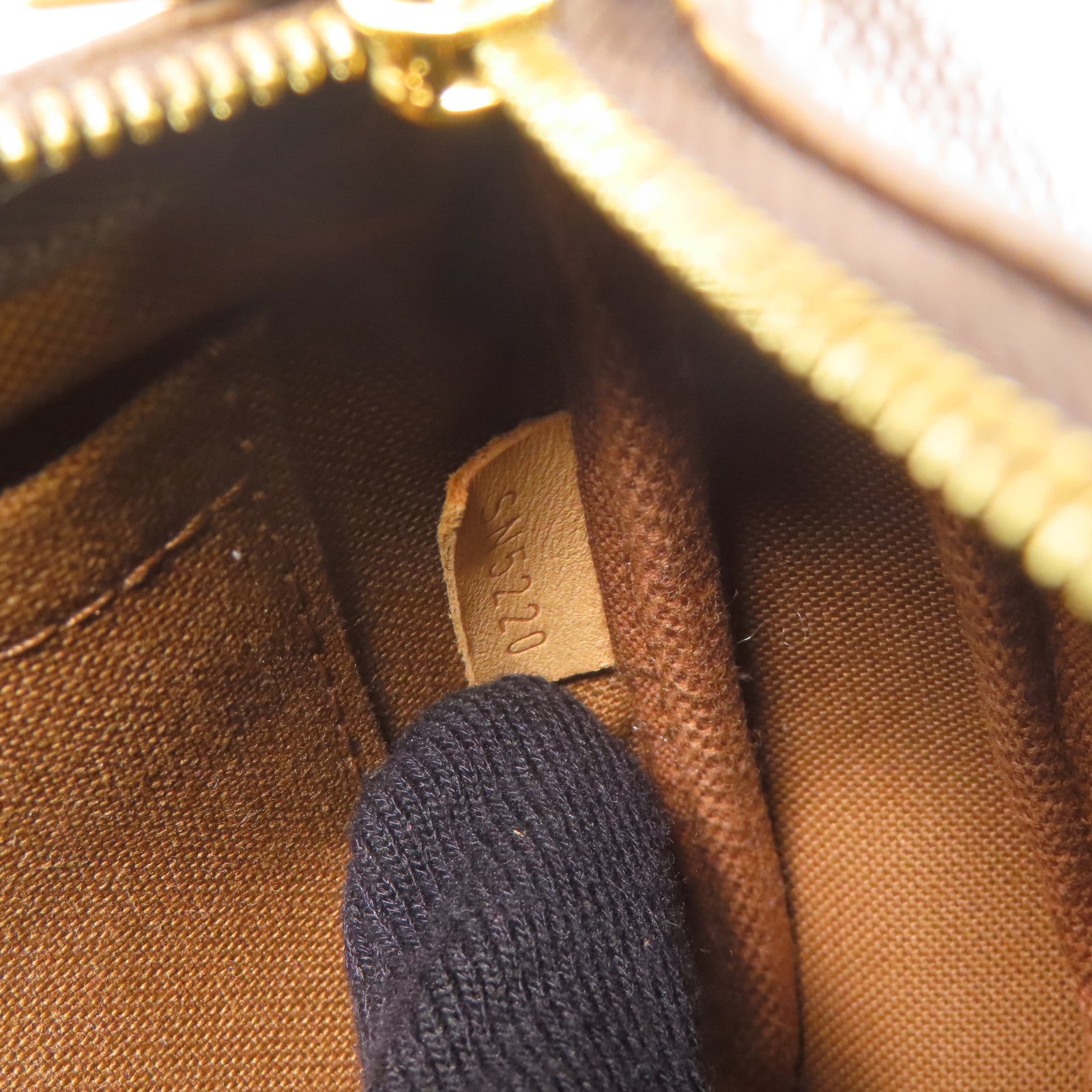 LOUIS VUITTON Monogram Multi Pochette Accessoires金扣肩背袋棕色