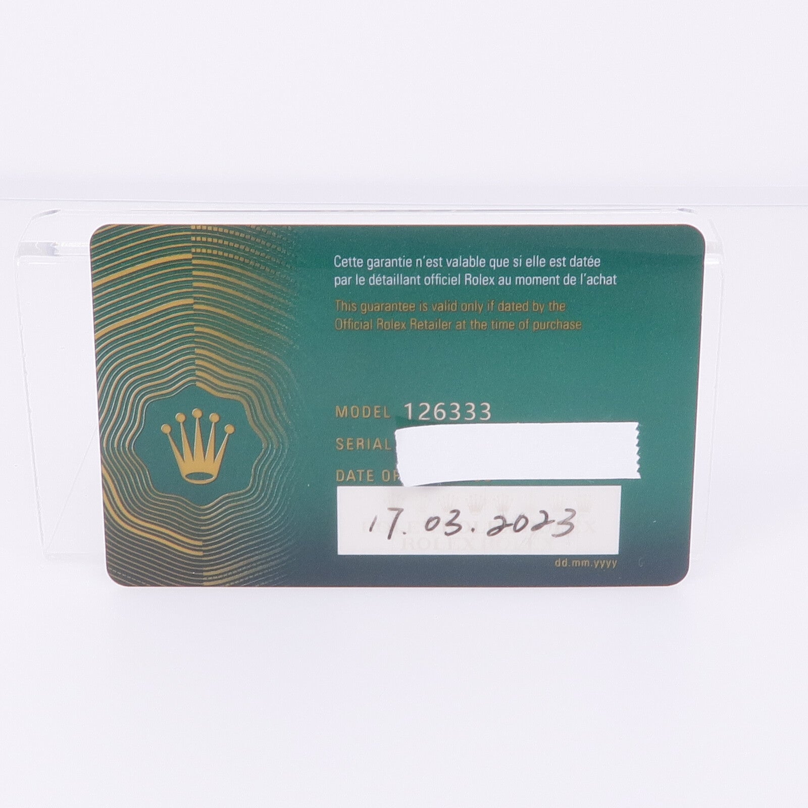 ROLEX Datejust 41 126333