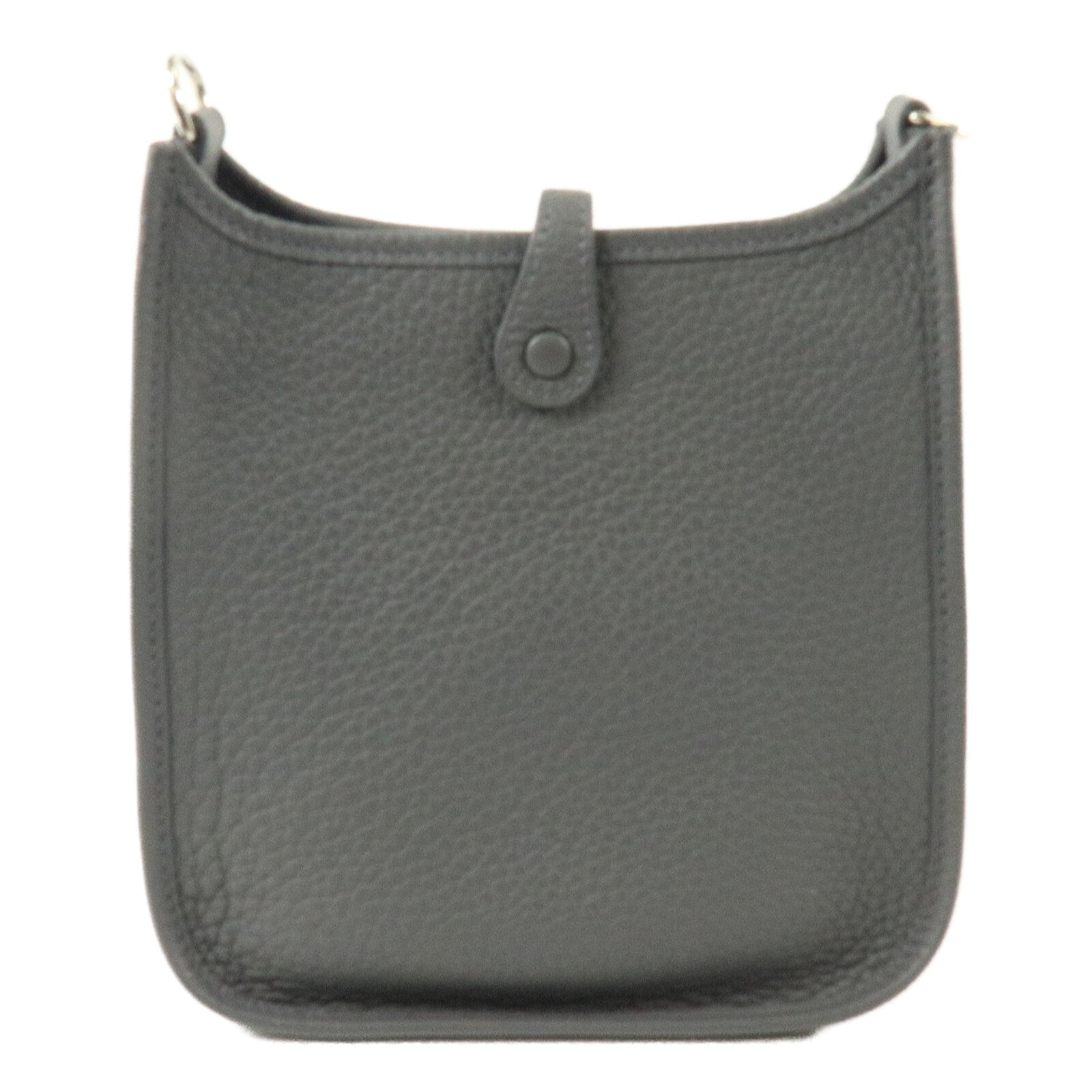 HERMES Clemence皮革Evelyne TPM肩背袋Gris Misty