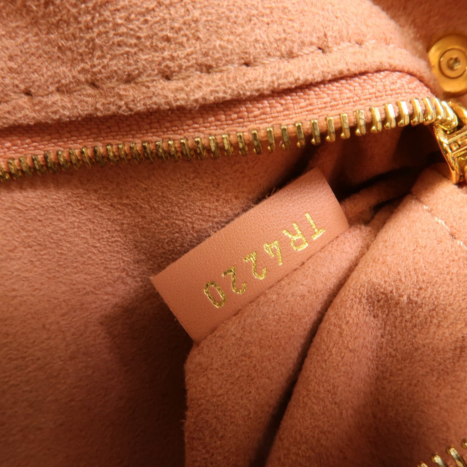 LOUIS VUITTON Monogram Petite Malle Souple金扣手挽肩背兩用袋棕色/粉紅色